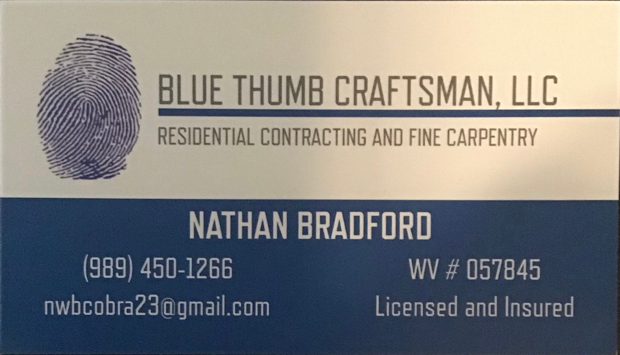 Blue Thumb Craftsman, LLC Logo