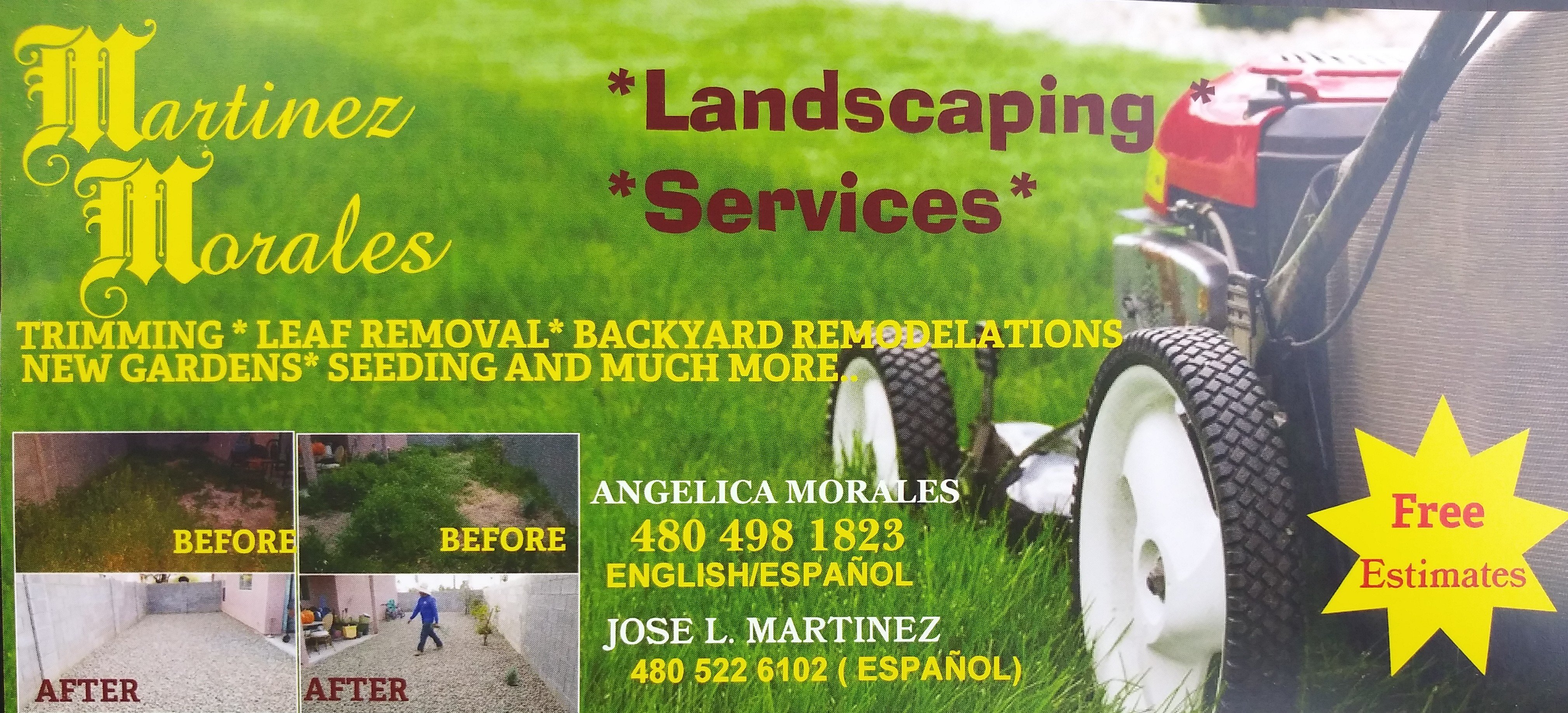 Martinez Morales Landscaping Logo