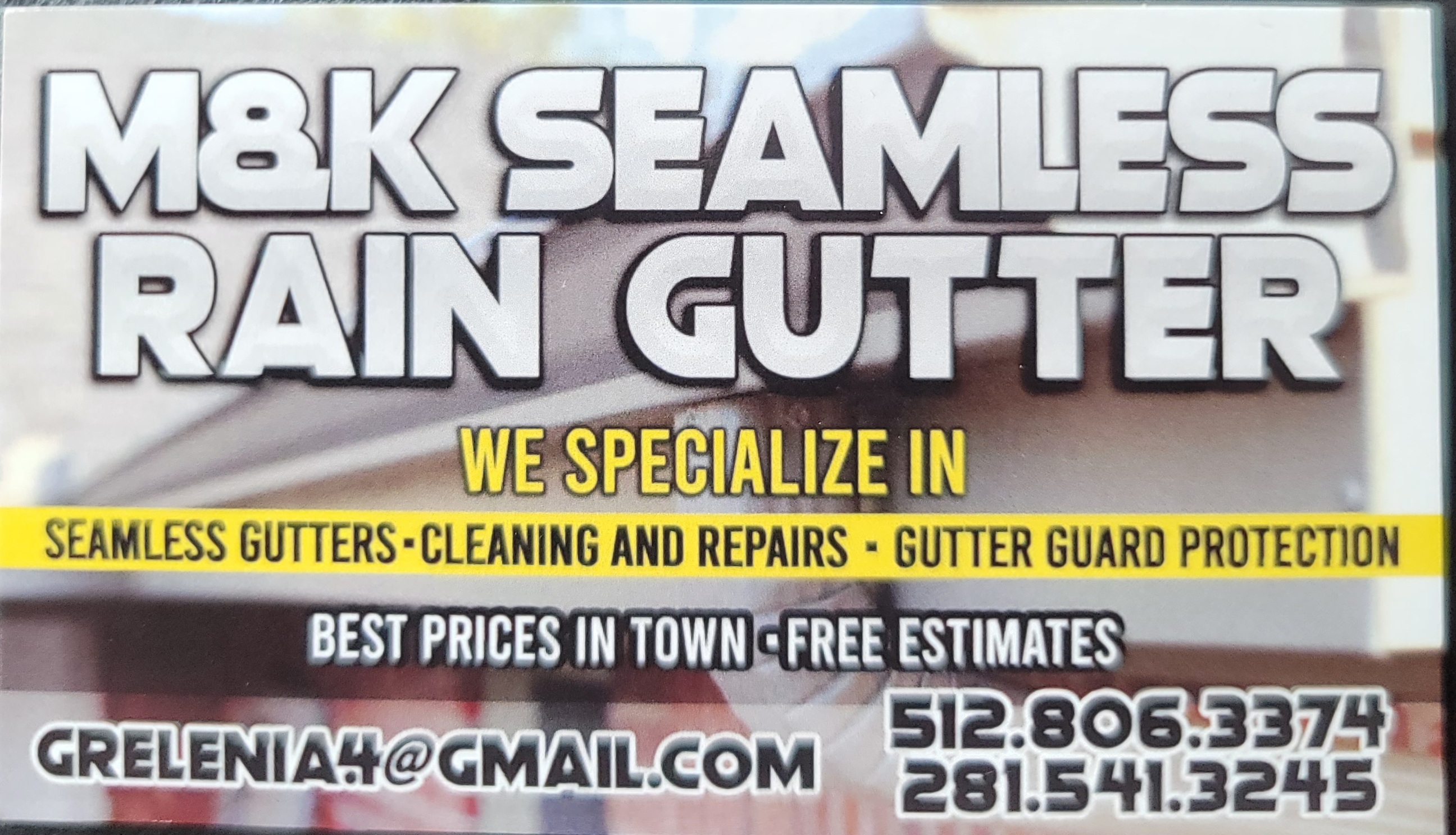 KR Seamless Rain Gutters Logo