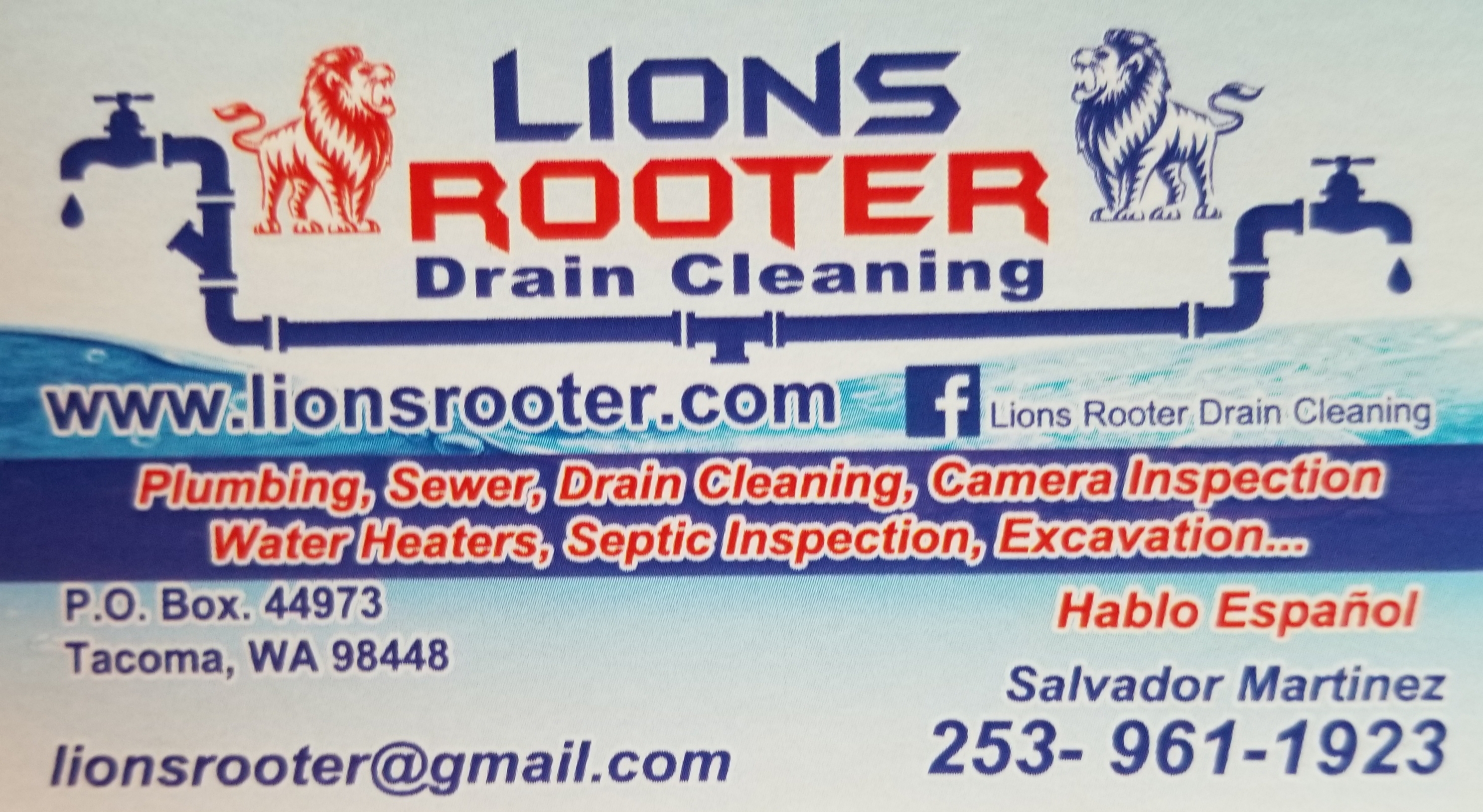 Lions Rooter Drain Cleaning, LLC Logo