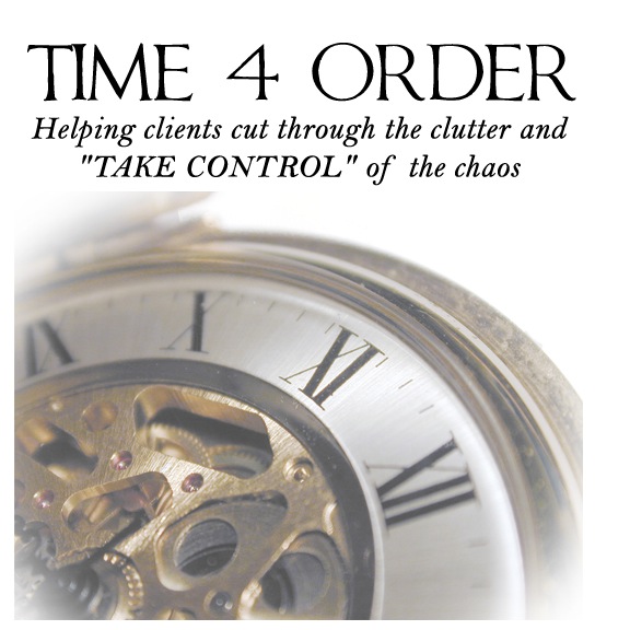 Time 4 Order Professional Organizing Logo