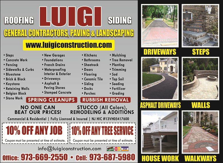 Luigi Construction and Landscaping, Inc. Logo