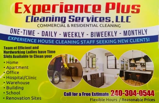 Experience Plus Cleaning Logo
