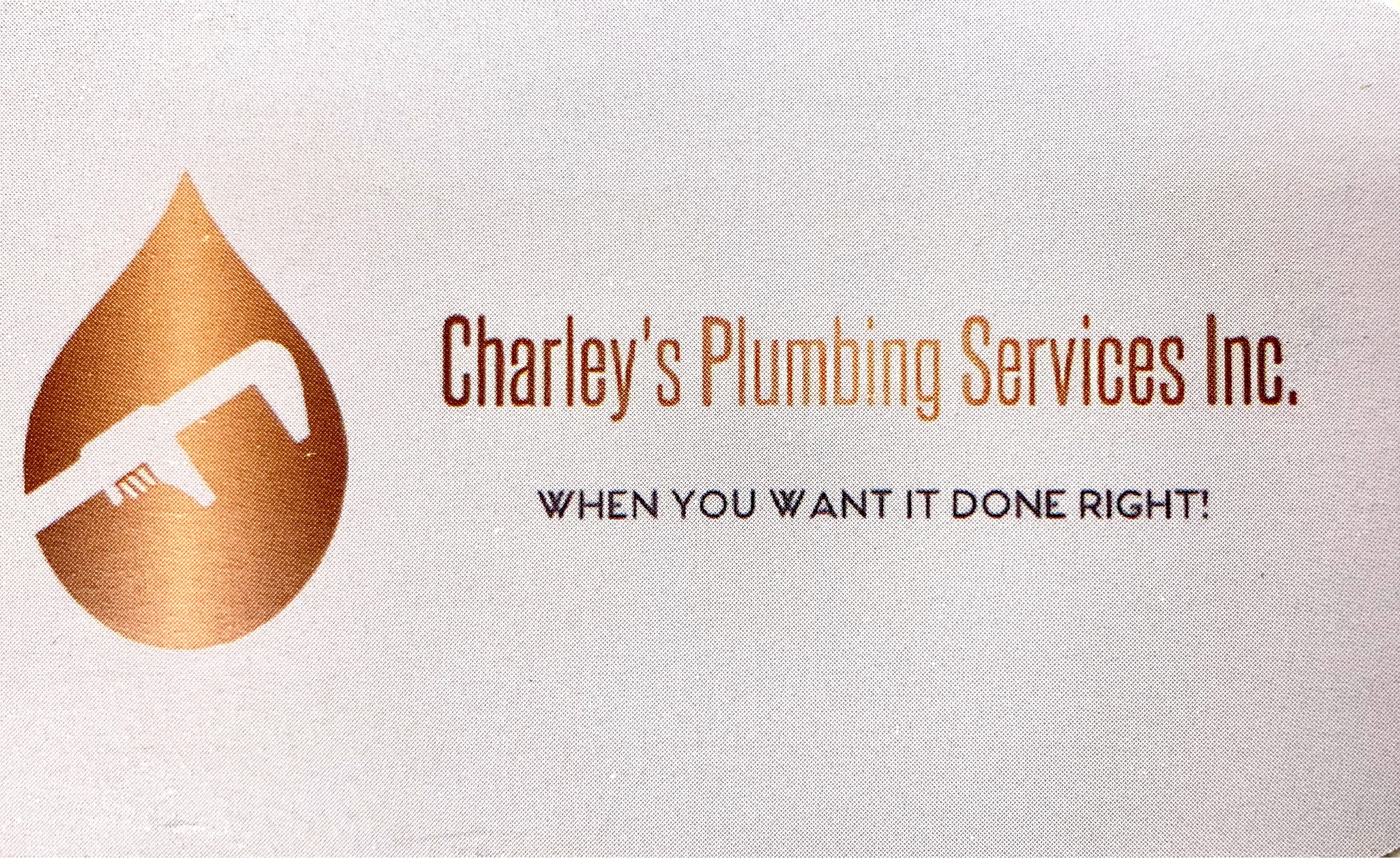 Charley's Plumbing Services, Inc. Logo