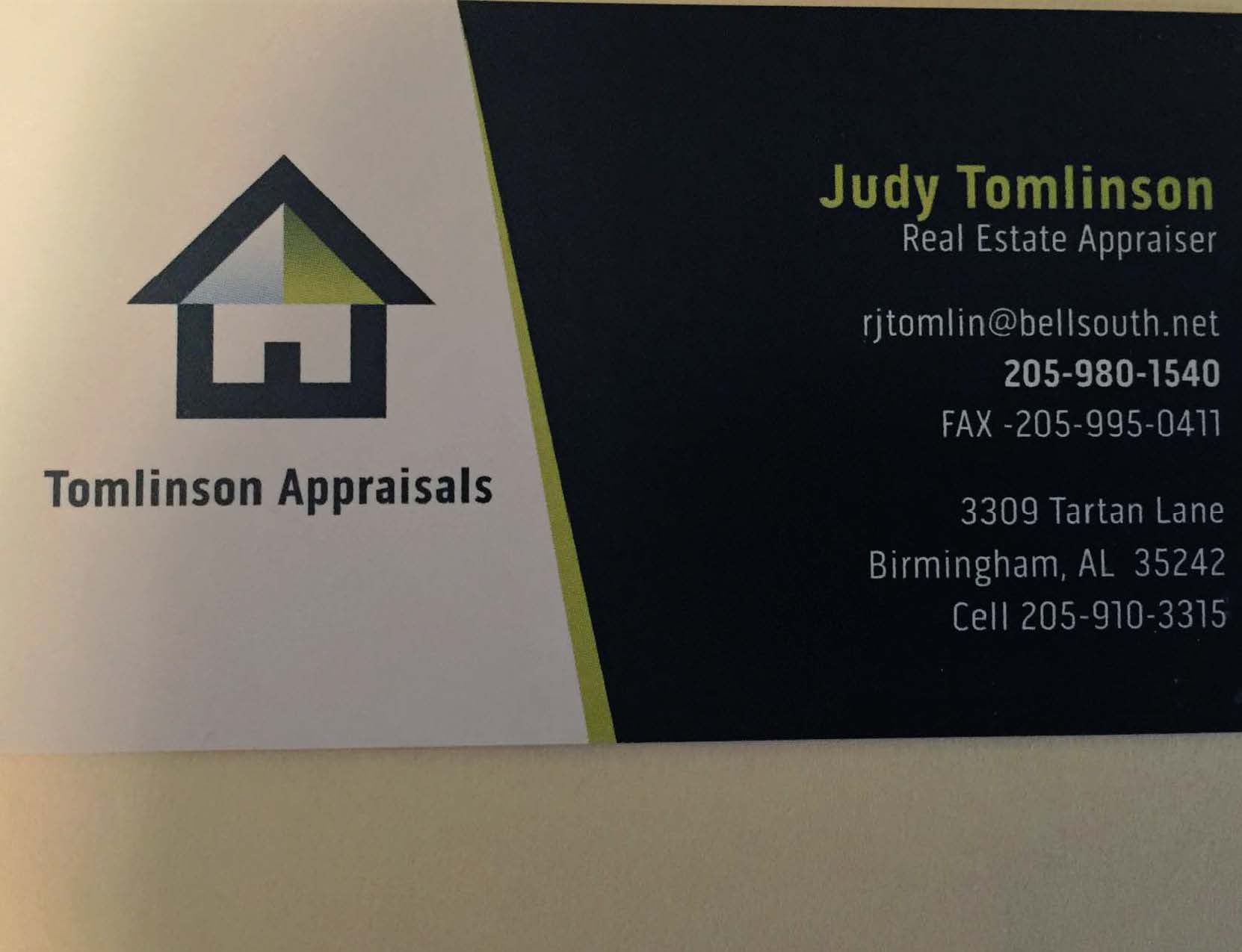 Tomlinson Appraisals Logo