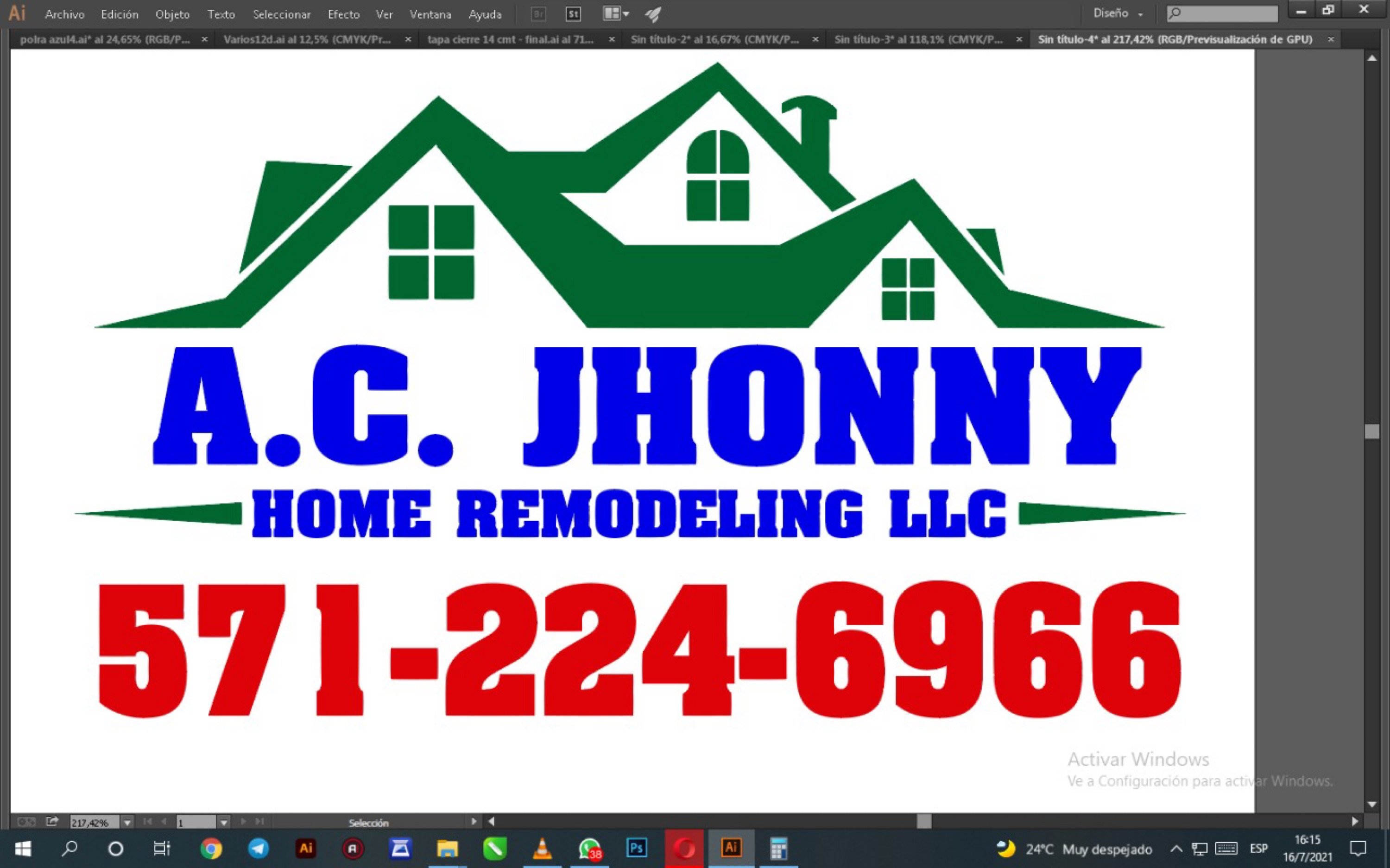 AC Jhonny Construction Logo
