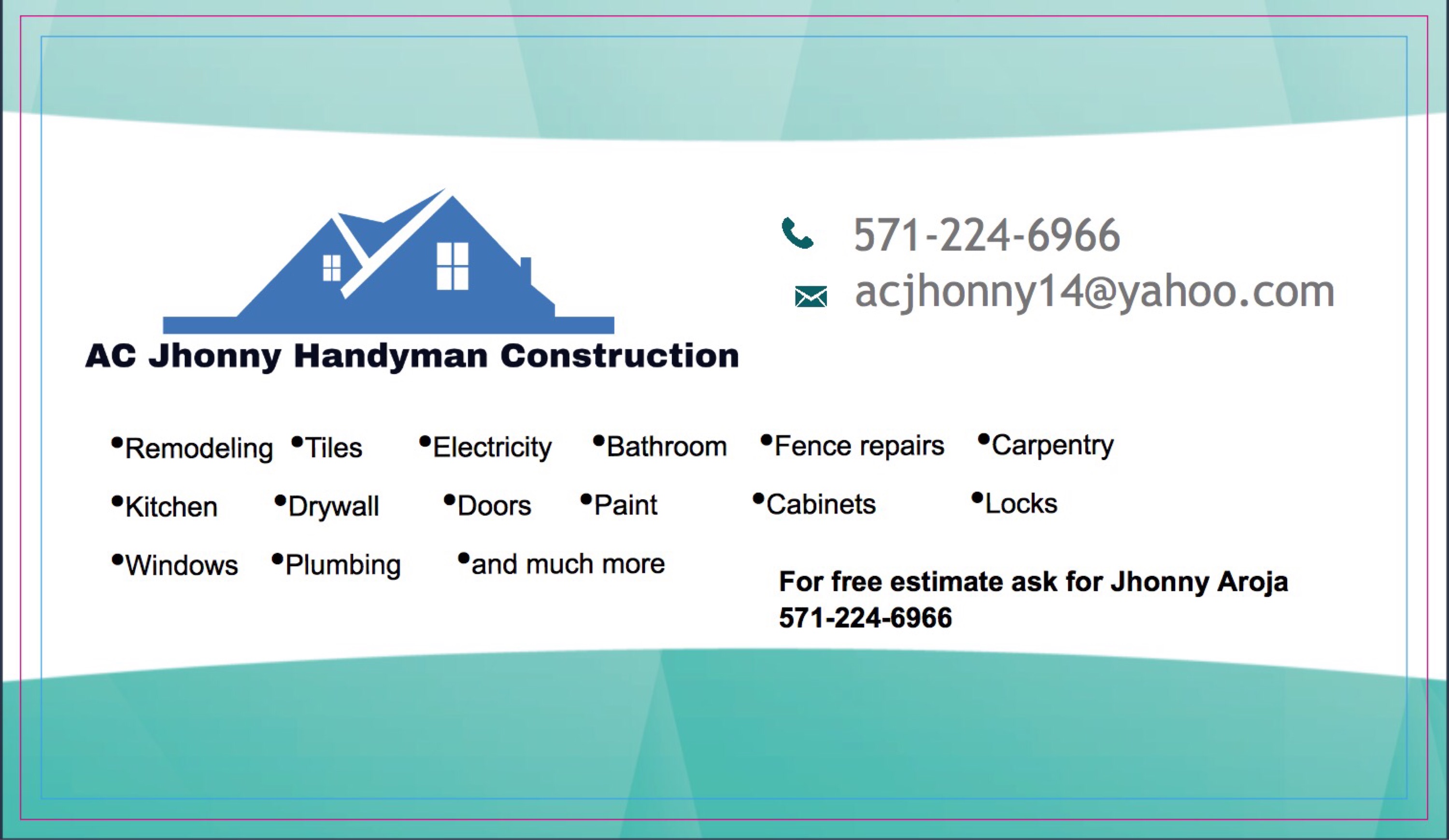 AC Jhonny Construction Logo