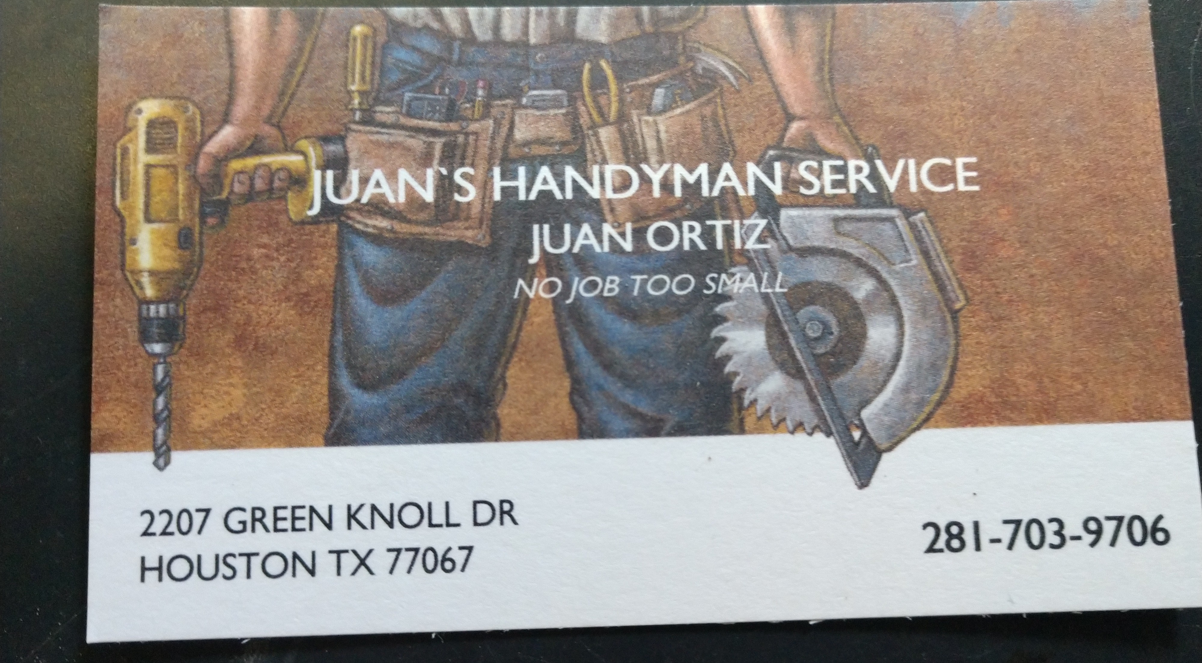 Juan's Handyman Service Logo
