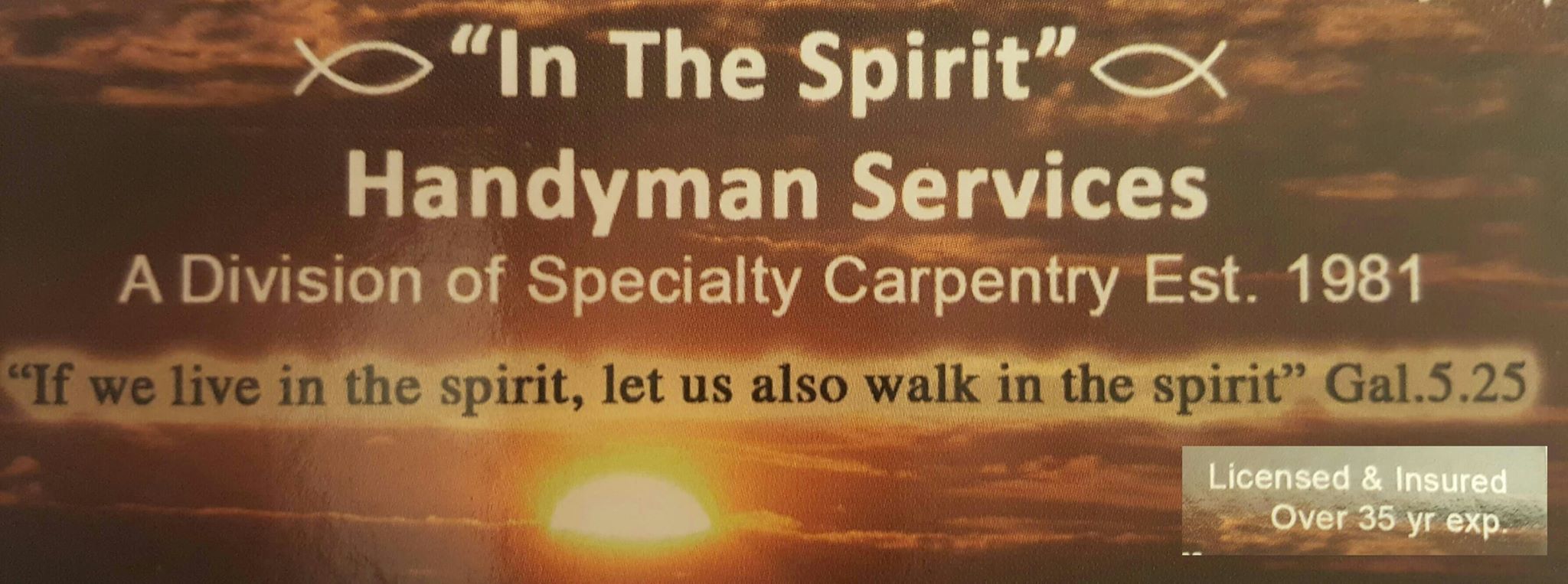 In The Spirit Handyman Services Logo