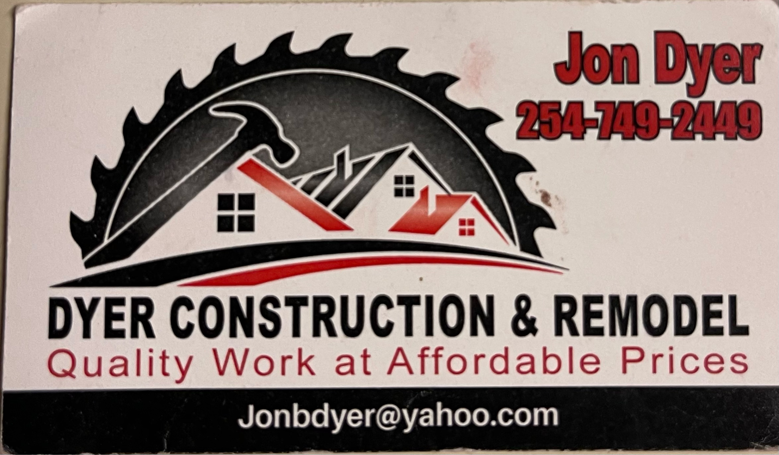 Dyer Construction & Remodel Logo
