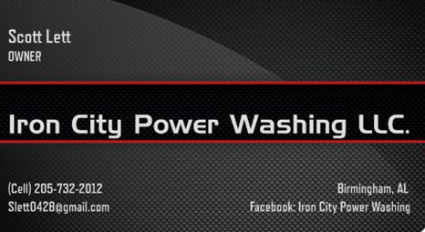 Iron City Power Washing Logo