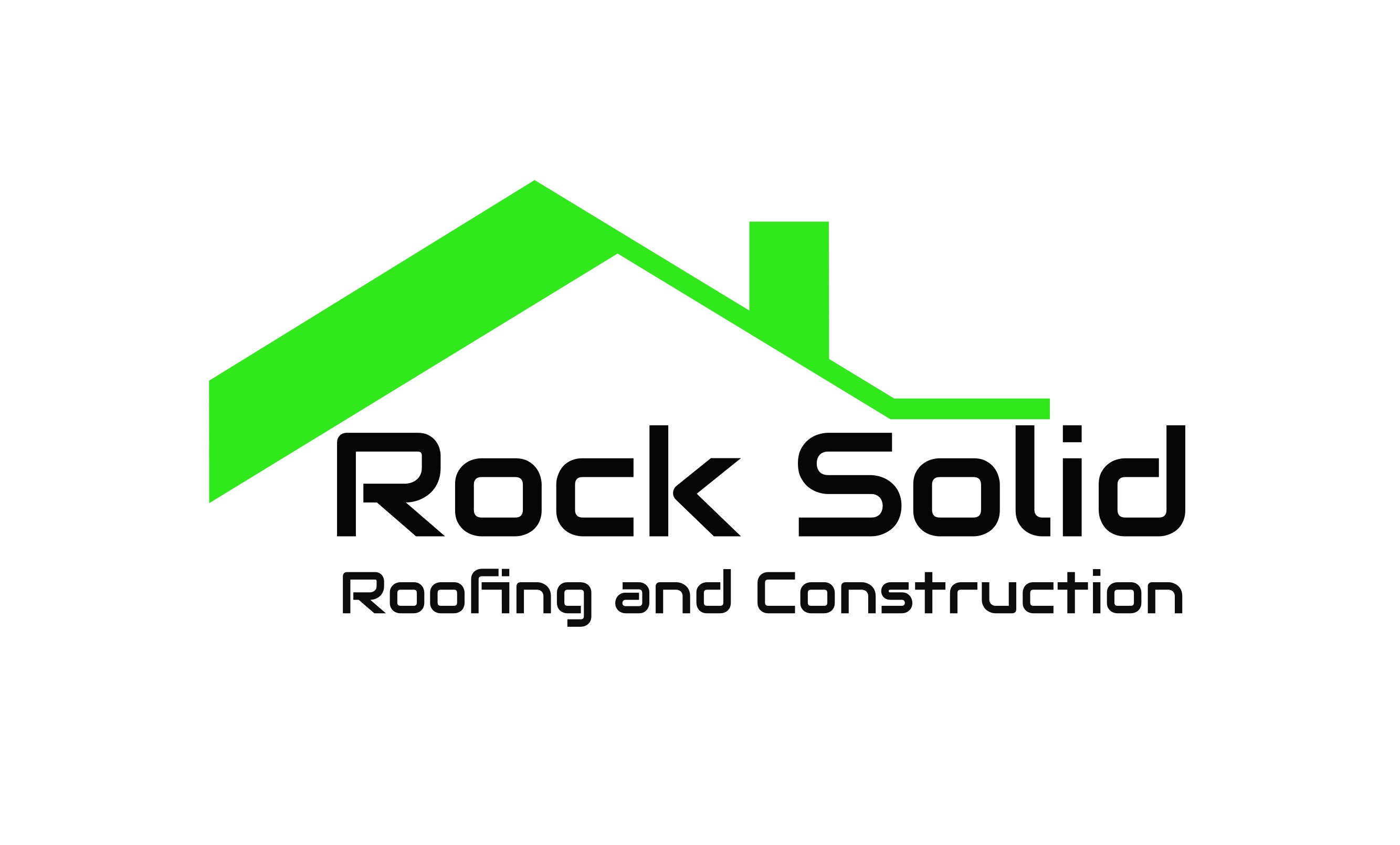 Rock Solid Roofing & Construction Logo