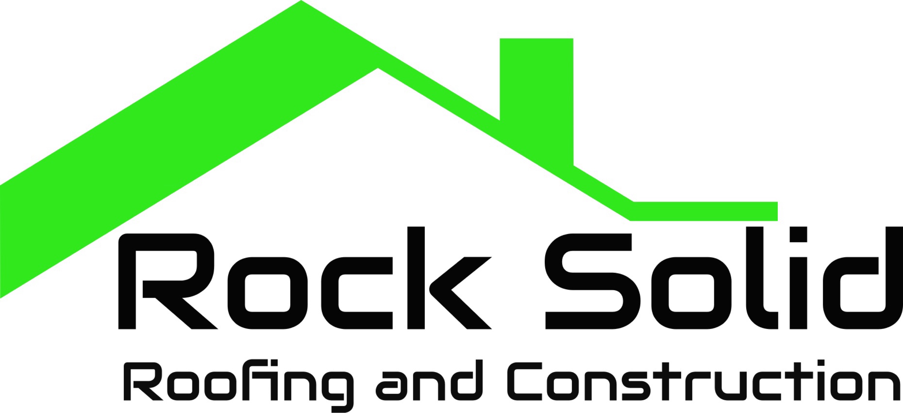 Rock Solid Roofing & Construction Logo