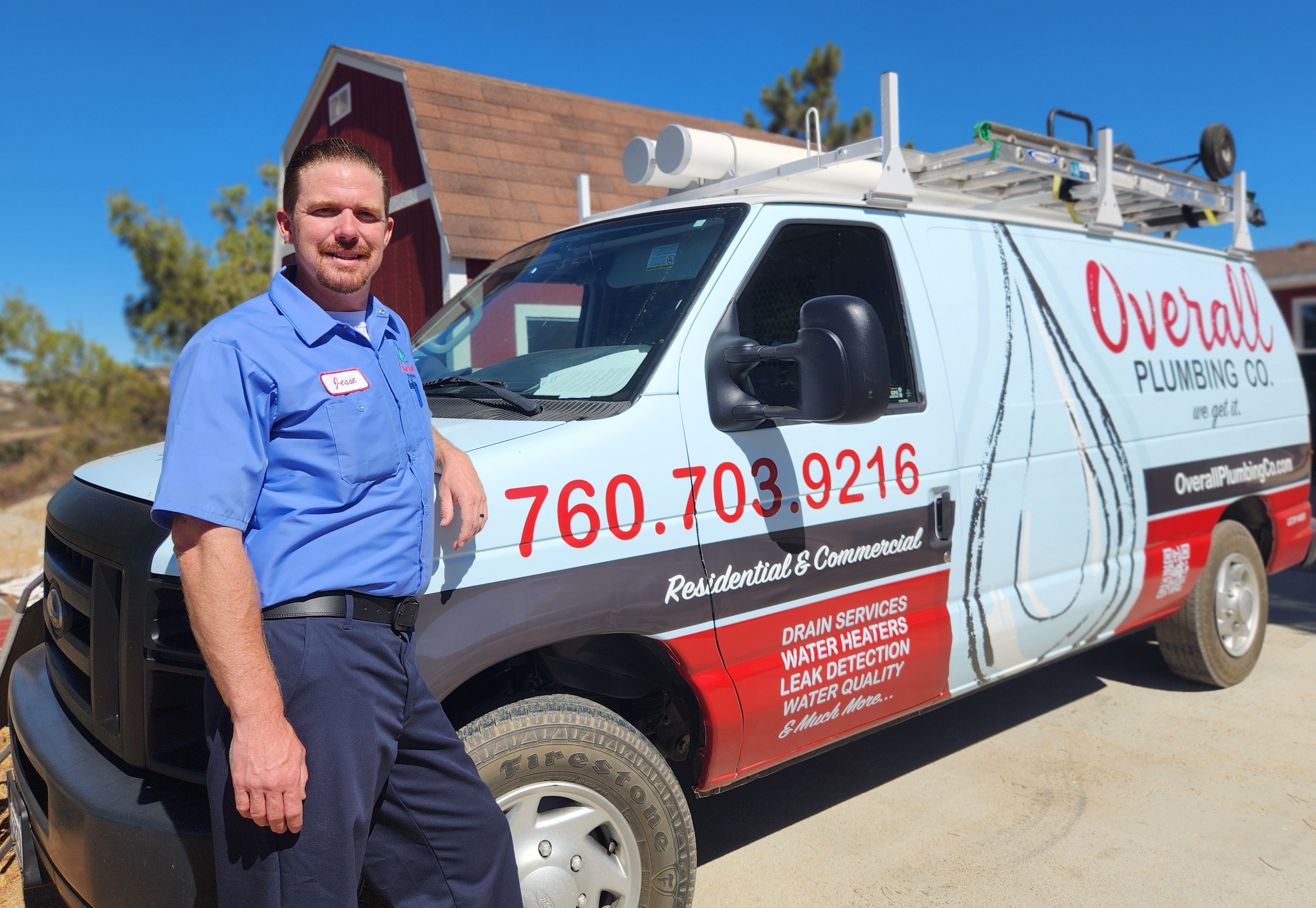 OVERALL PLUMBING CO Logo