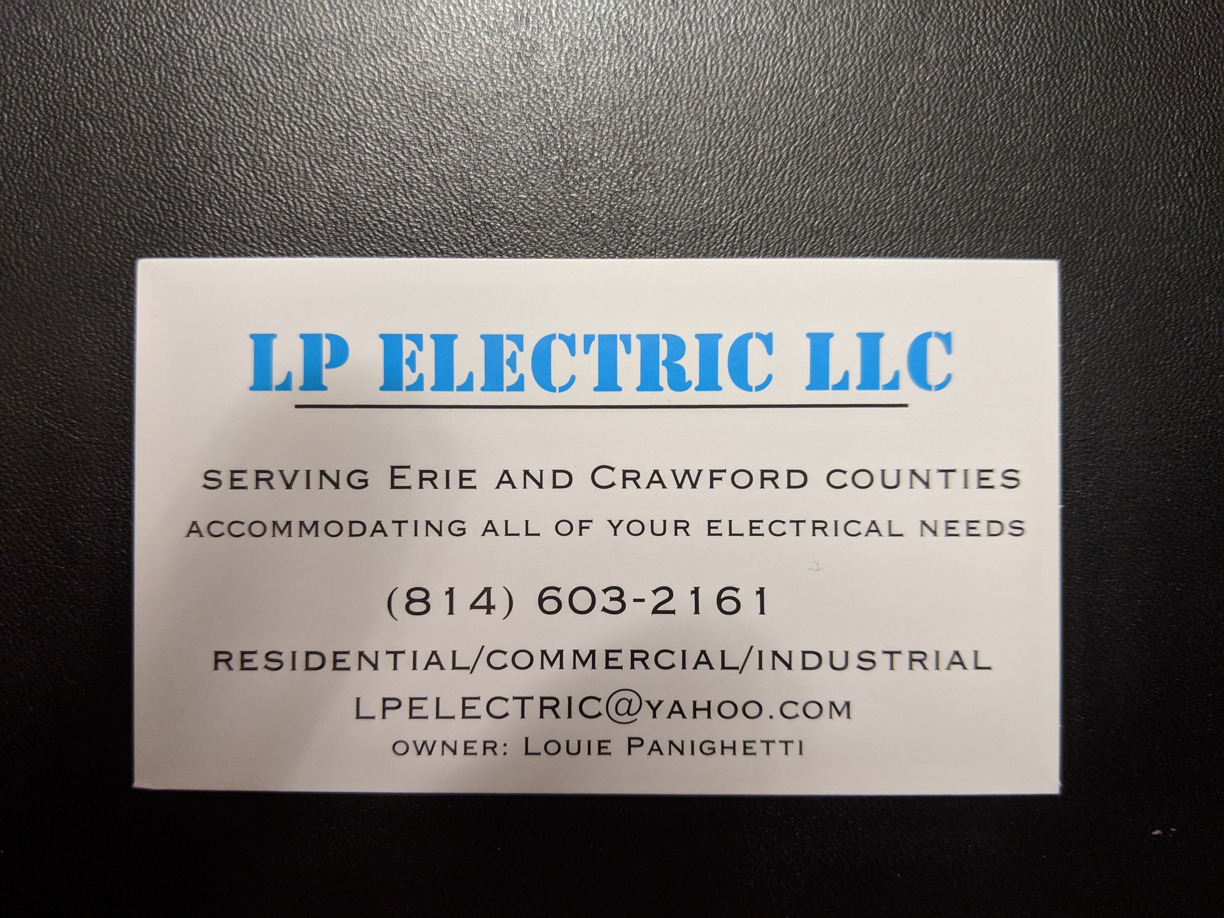 L.P. Electric, LLC Logo