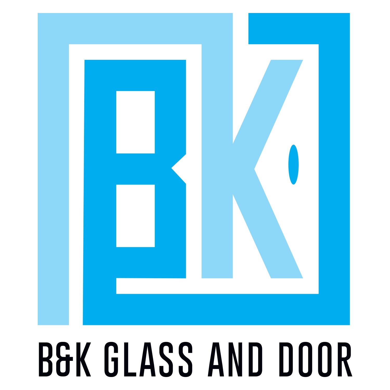 B&K Glass and Door Logo
