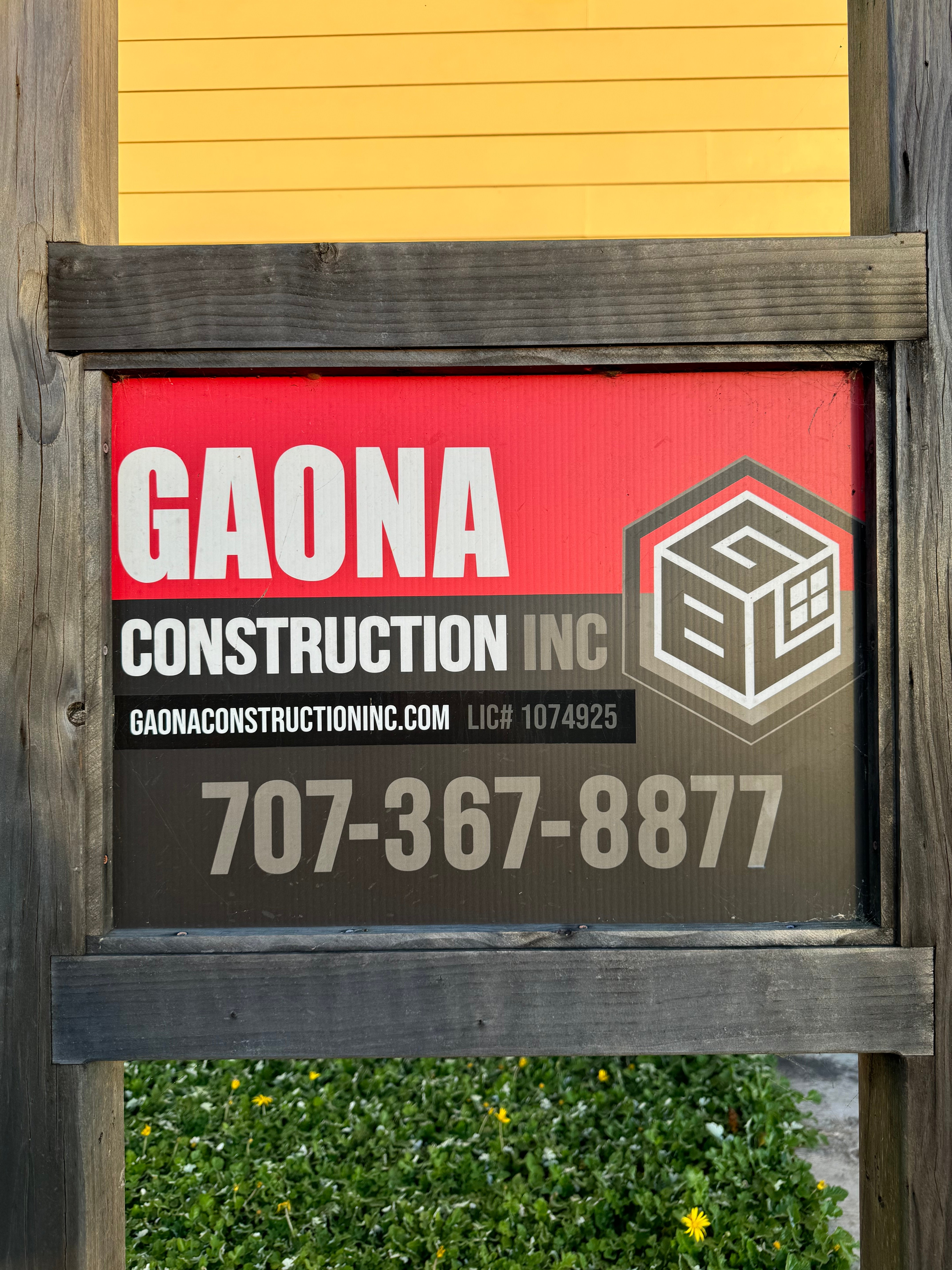 Gaona Construction, Inc. Logo