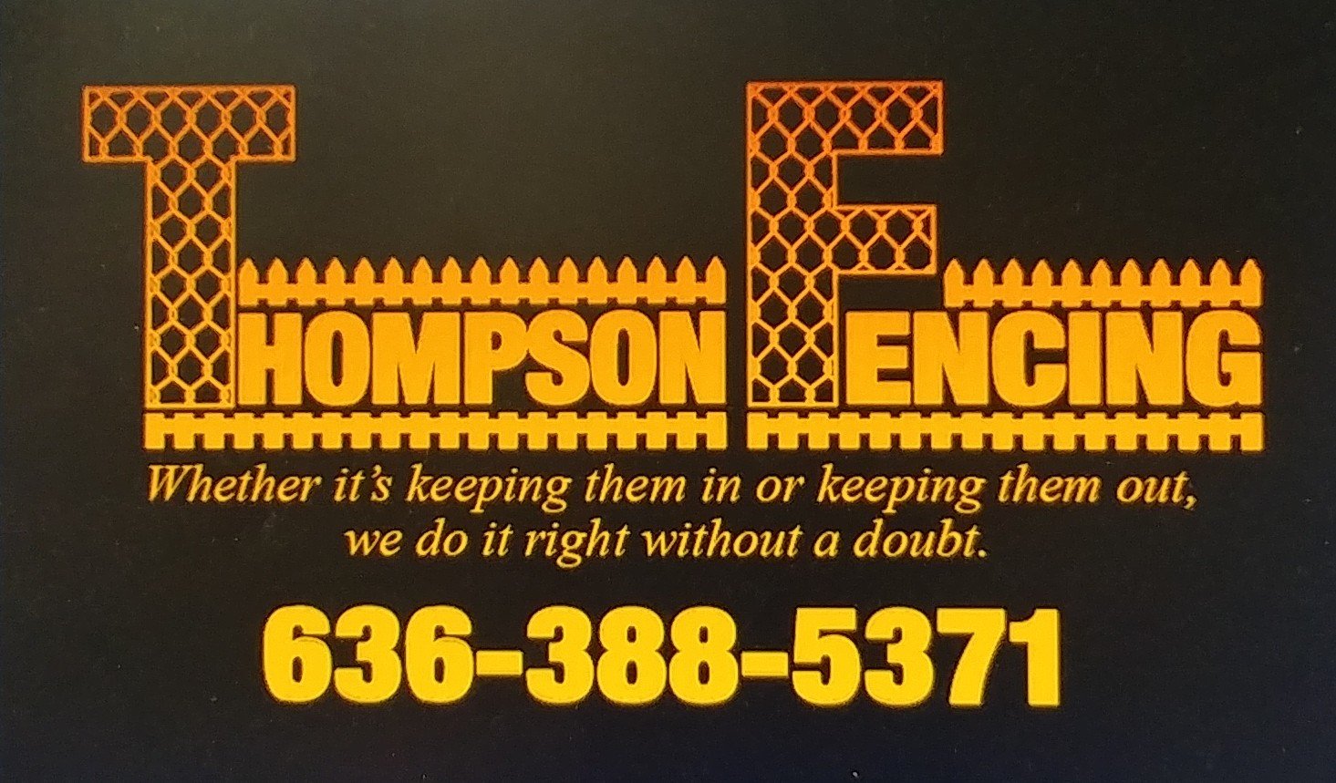 Thompson Fencing, LLC Logo