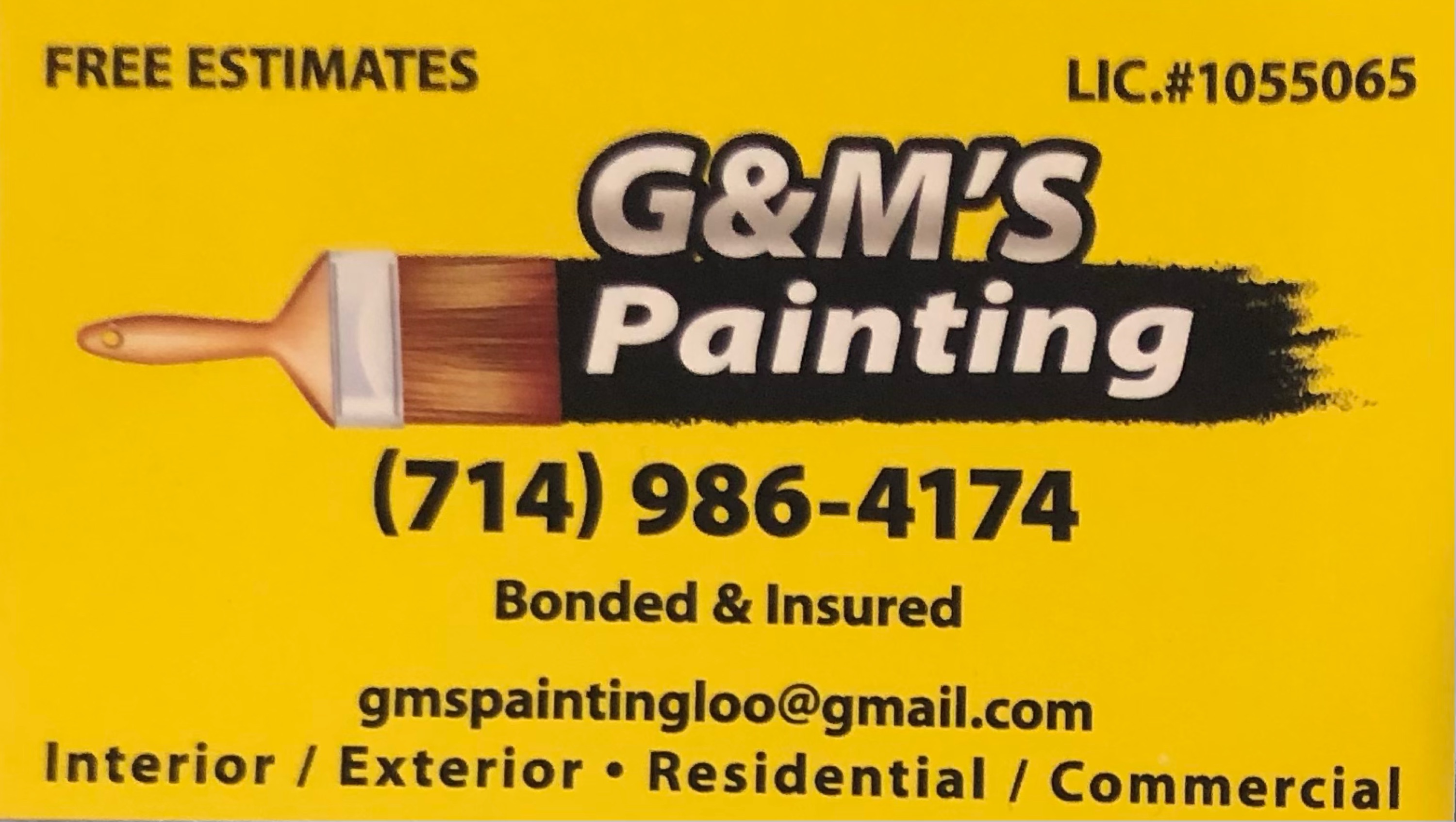 G&M's Painting Logo