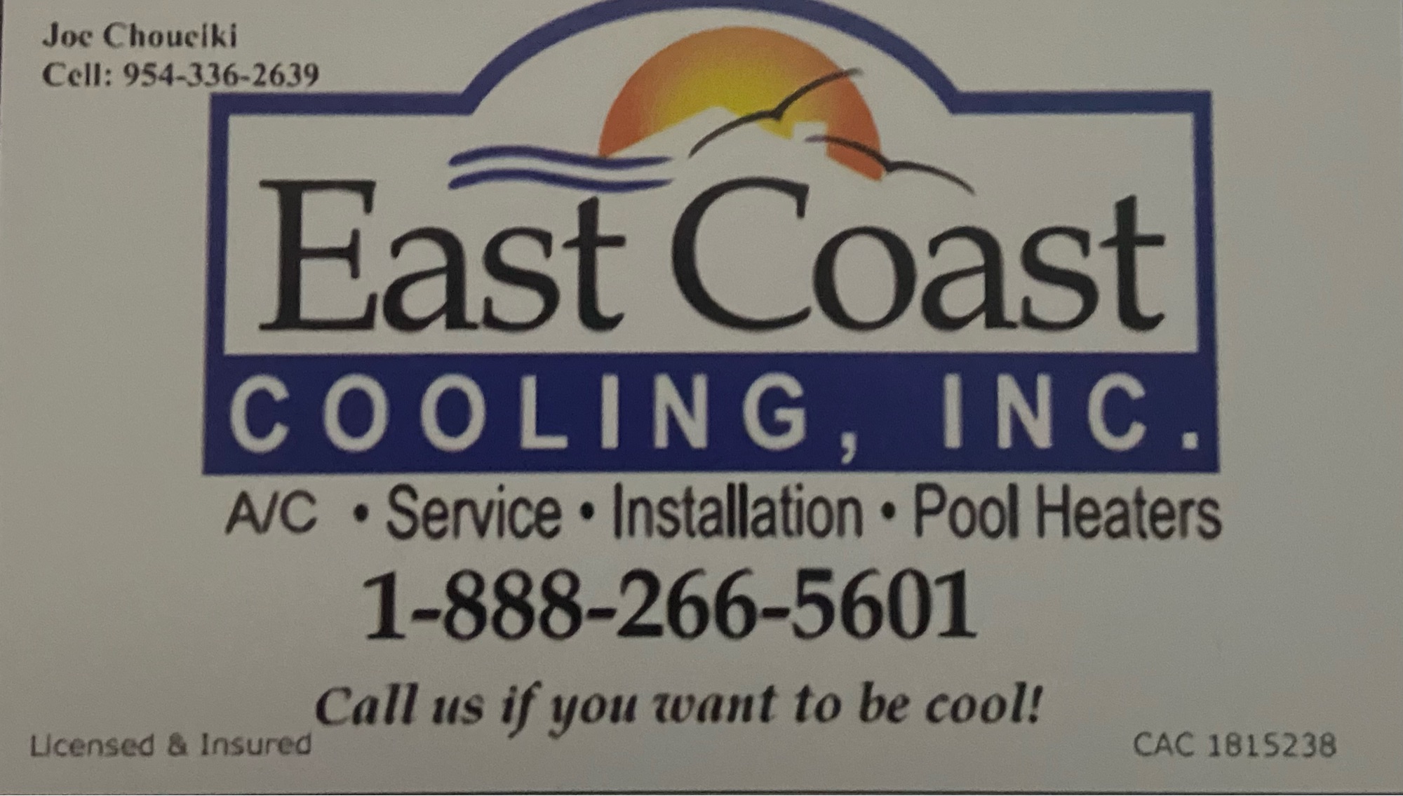 East Coast Cooling Logo