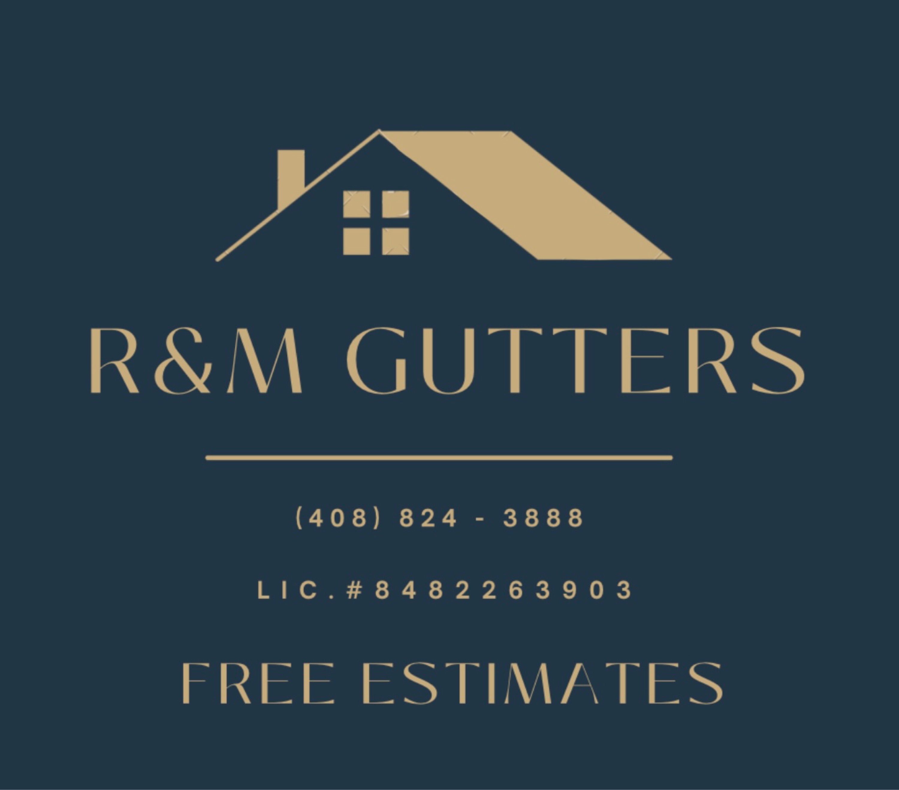 R & M Gutters-Unlicensed Contractor Logo