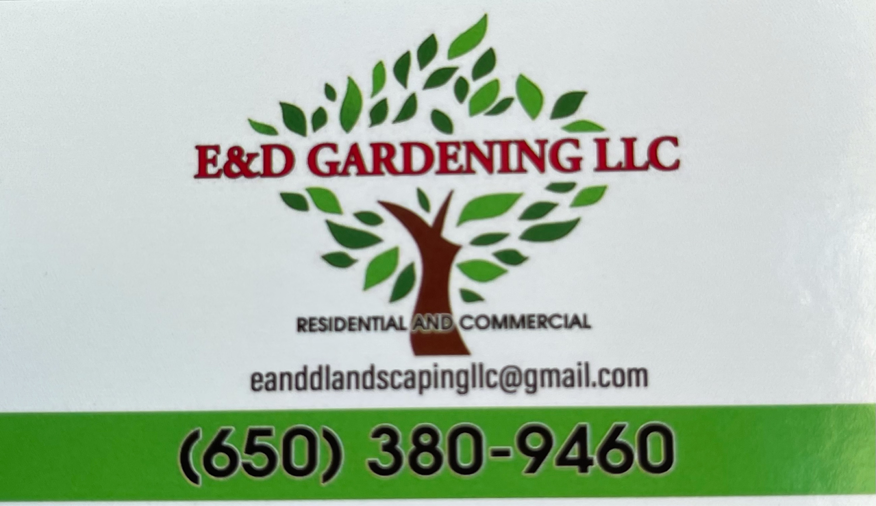 E and D Gardening, LLC-Unlicensed Contractor Logo