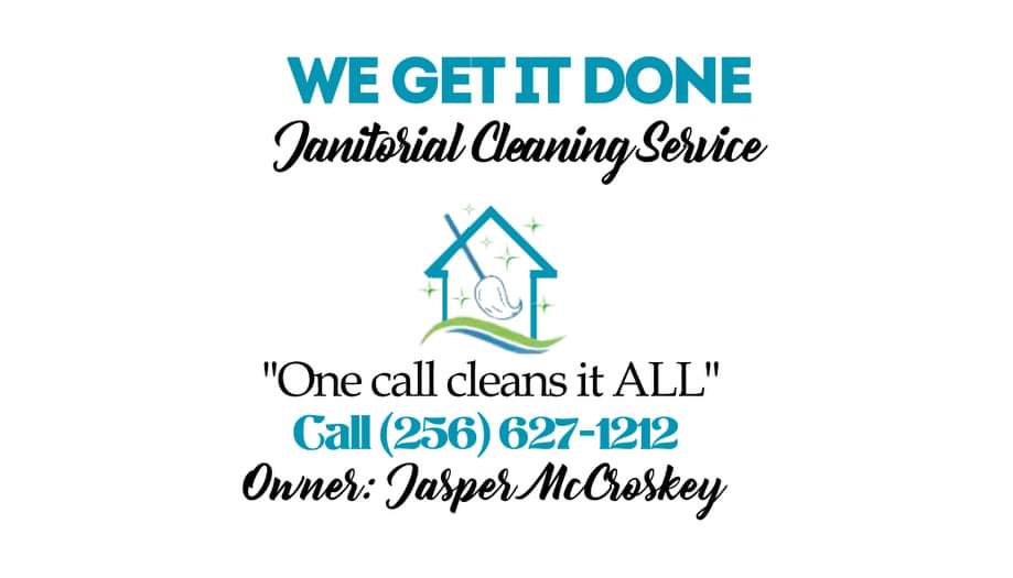 We Get It Done Janitorial Service Logo