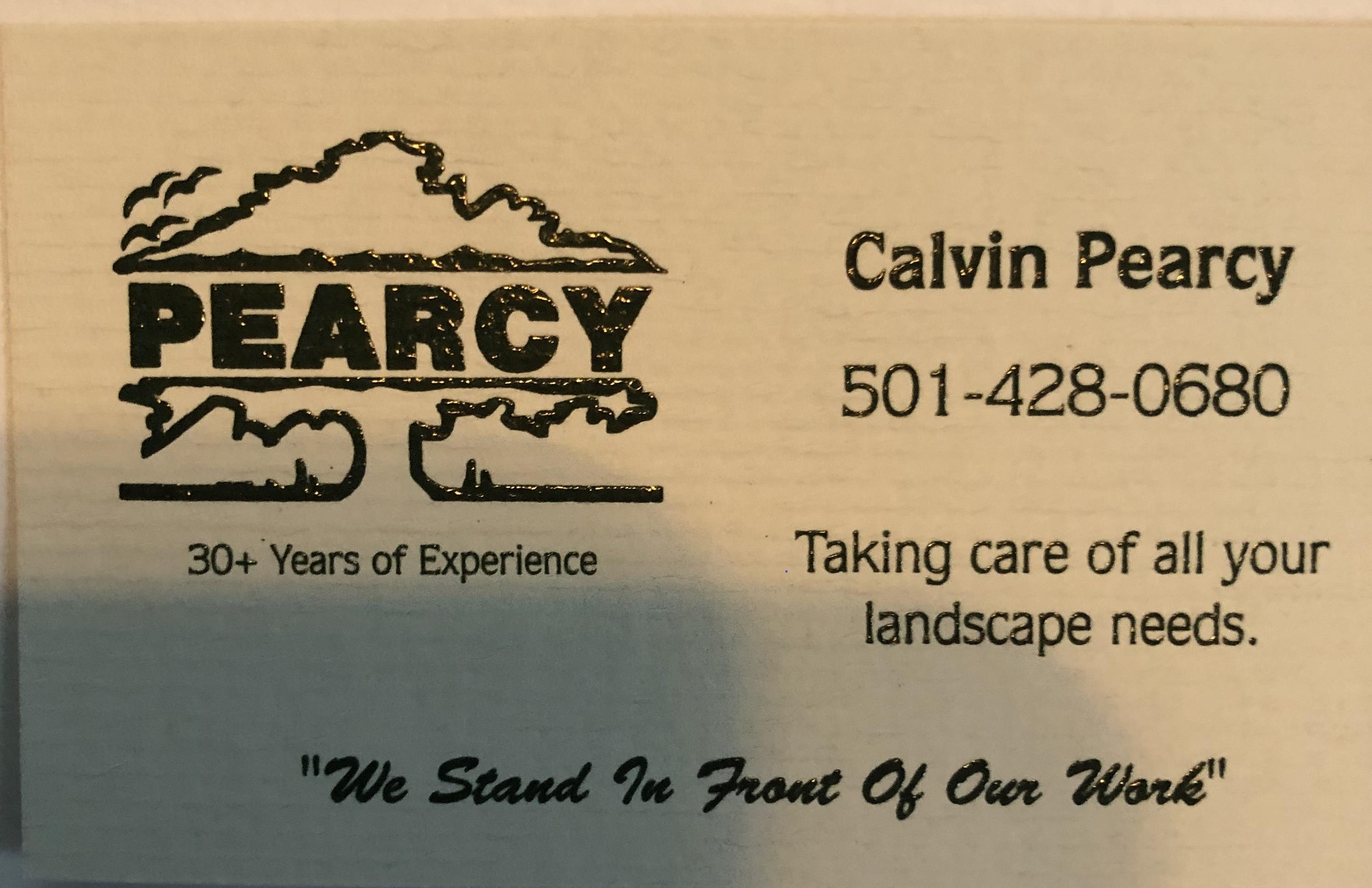 Pearcy Landscape Service Logo