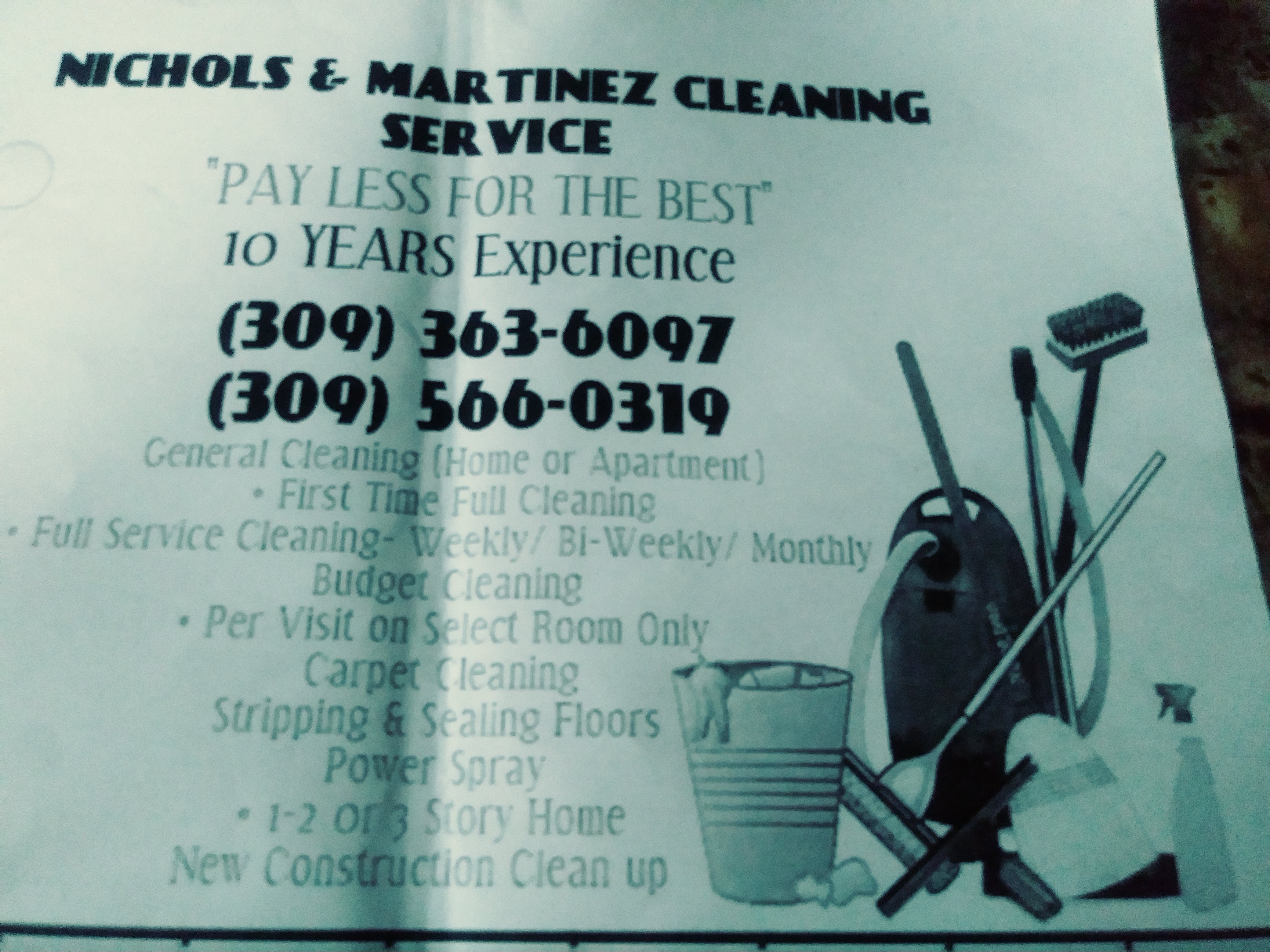 Nichols & Martinez Cleaning Services Logo