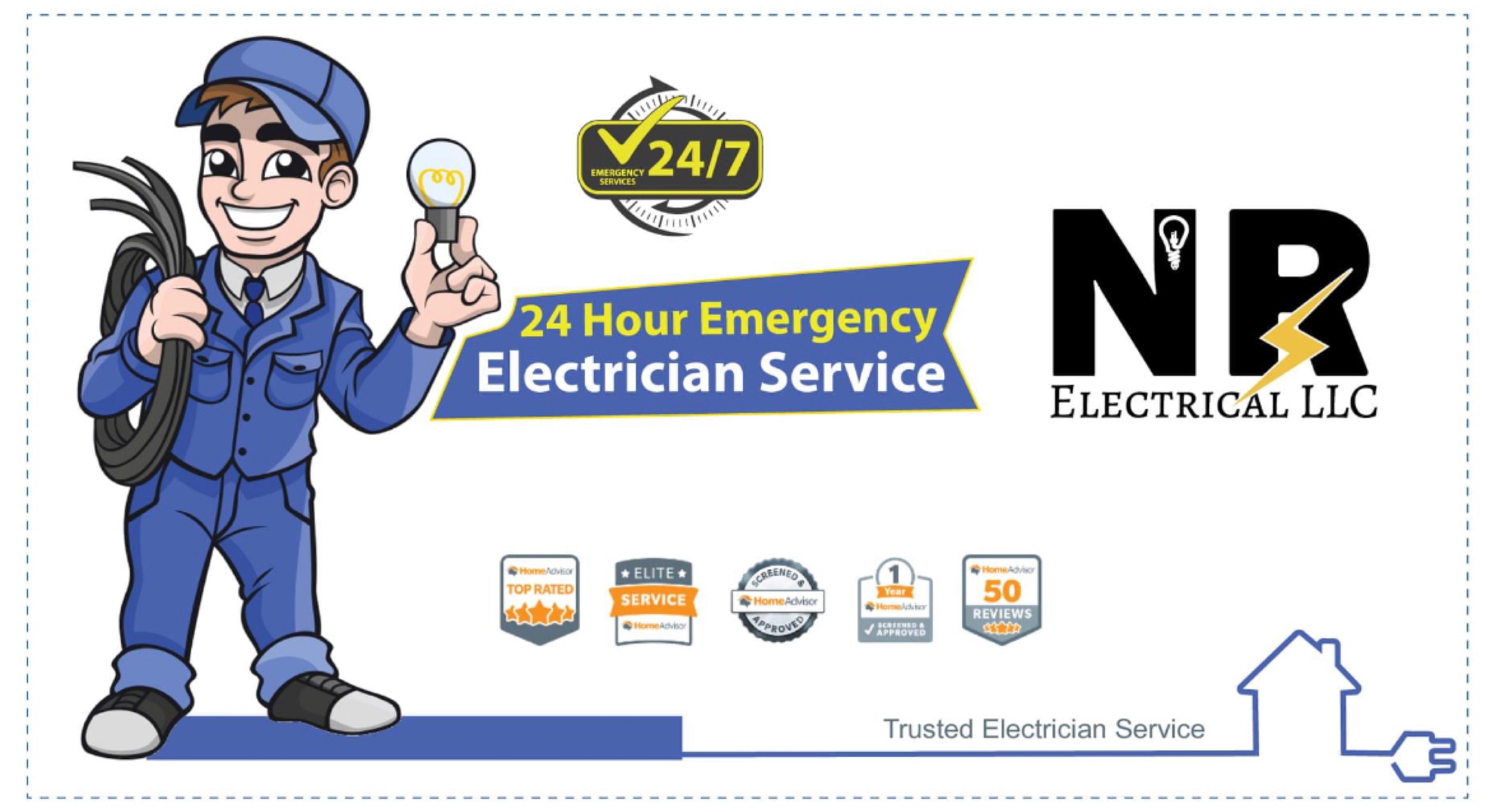 NR Electrical Logo