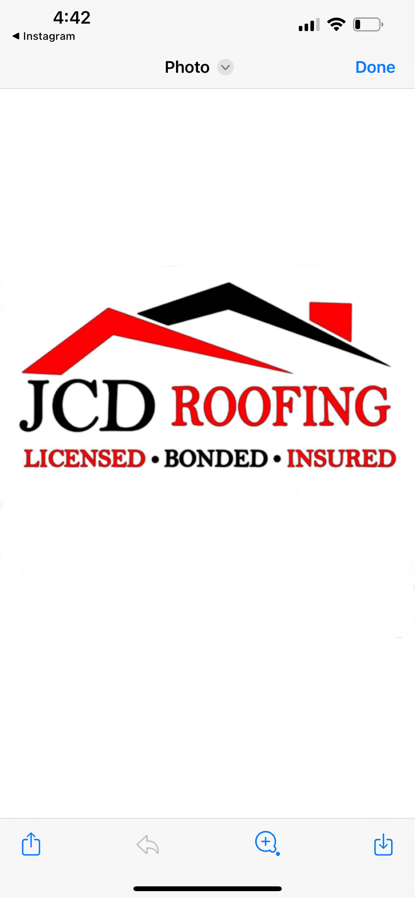 JCD Roofing, PLLC Logo
