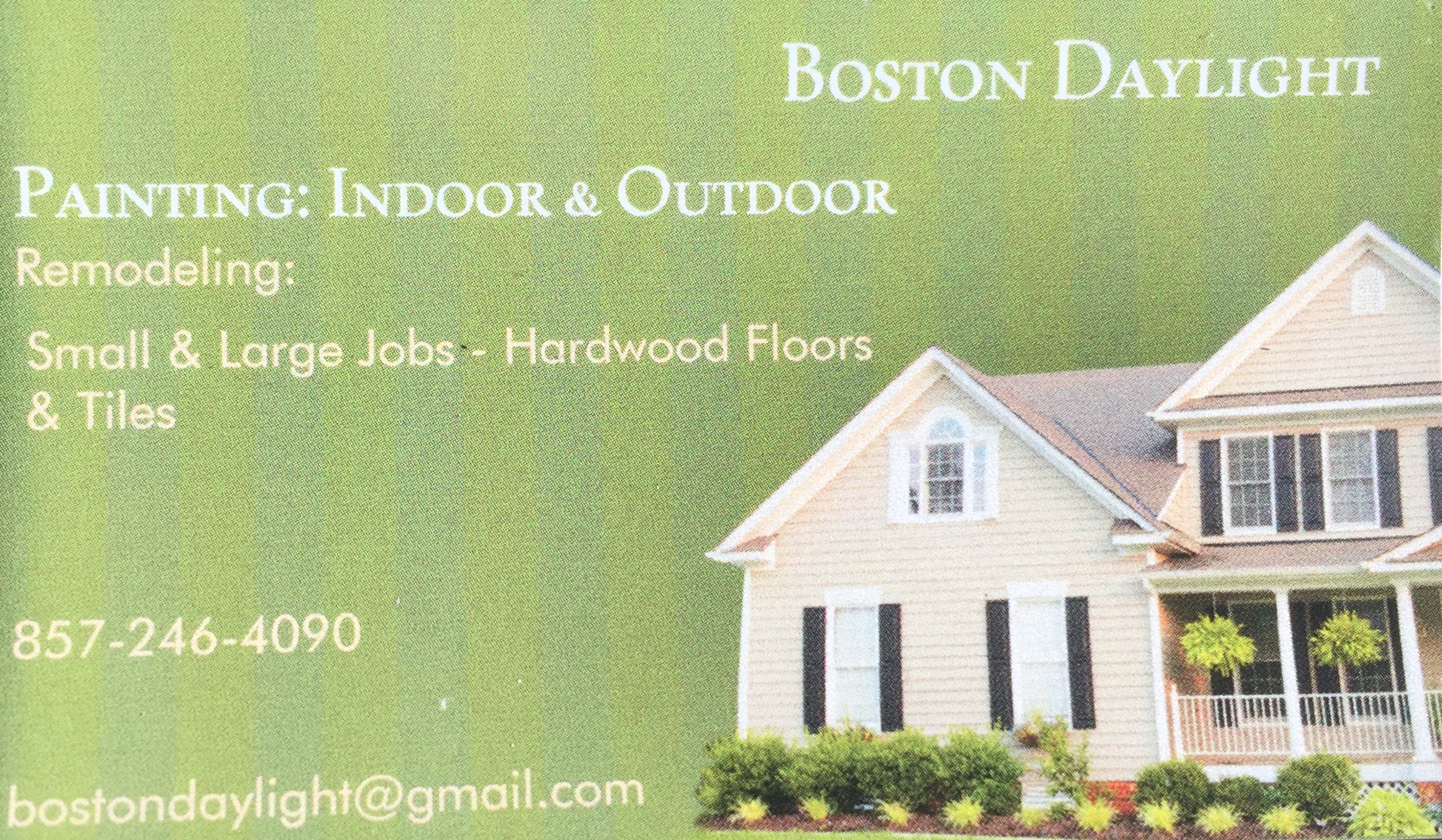 Boston Daylight Painting Logo