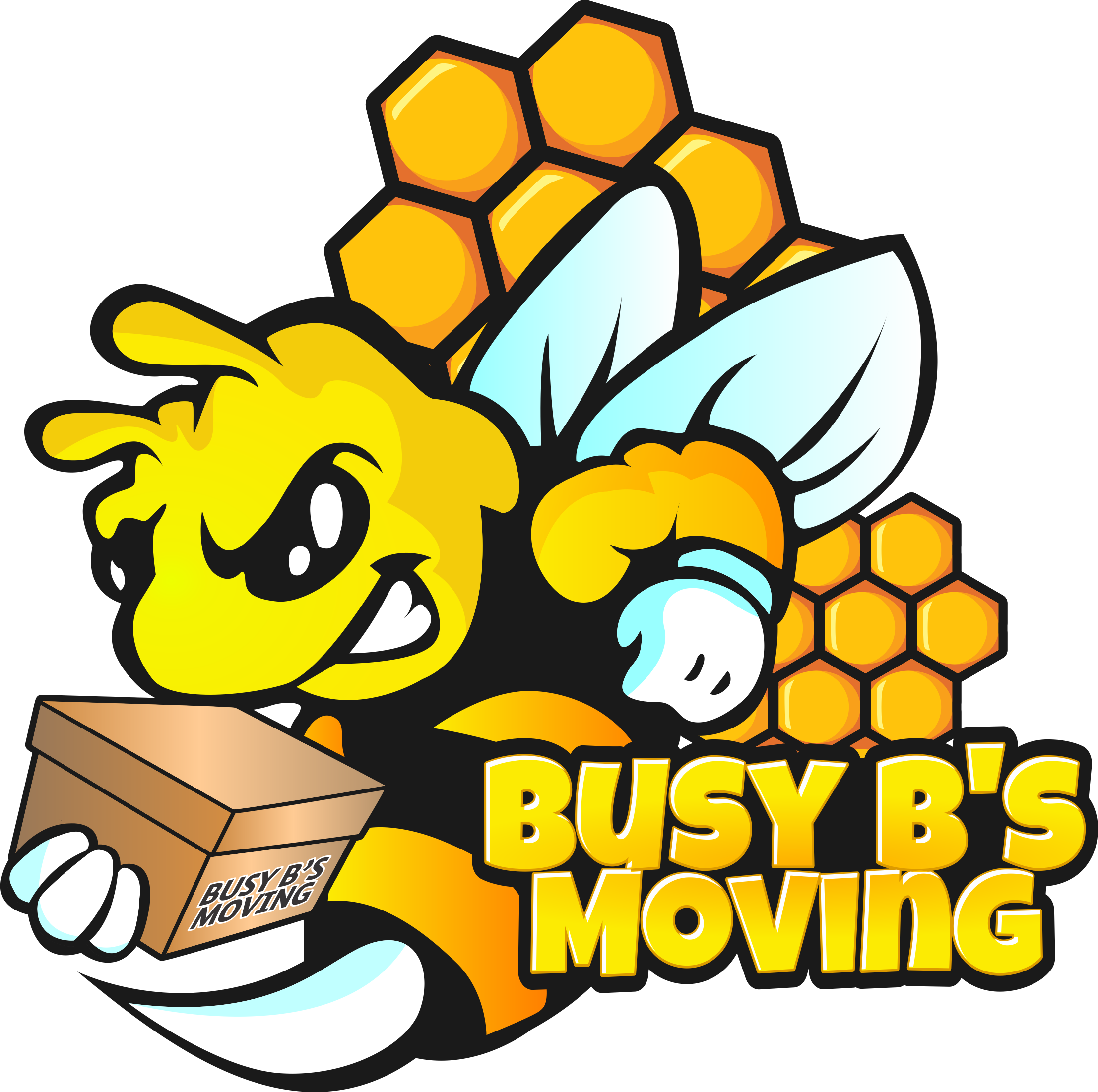 Busy B's Moving Logo