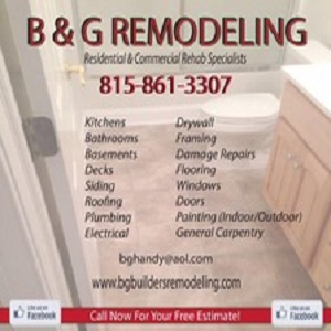 B&G Remodeling Services Logo