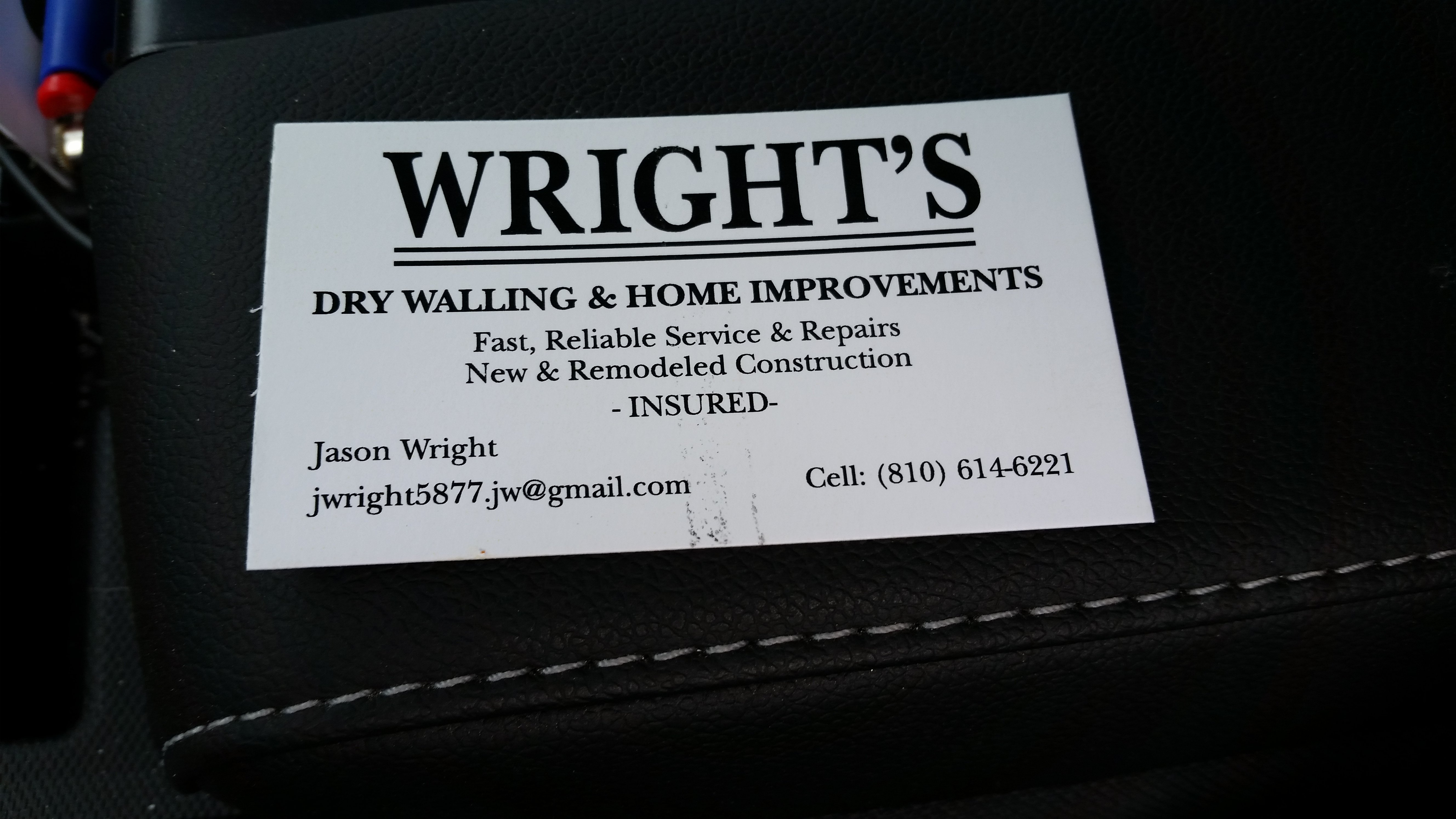 Wright's Drywall Logo