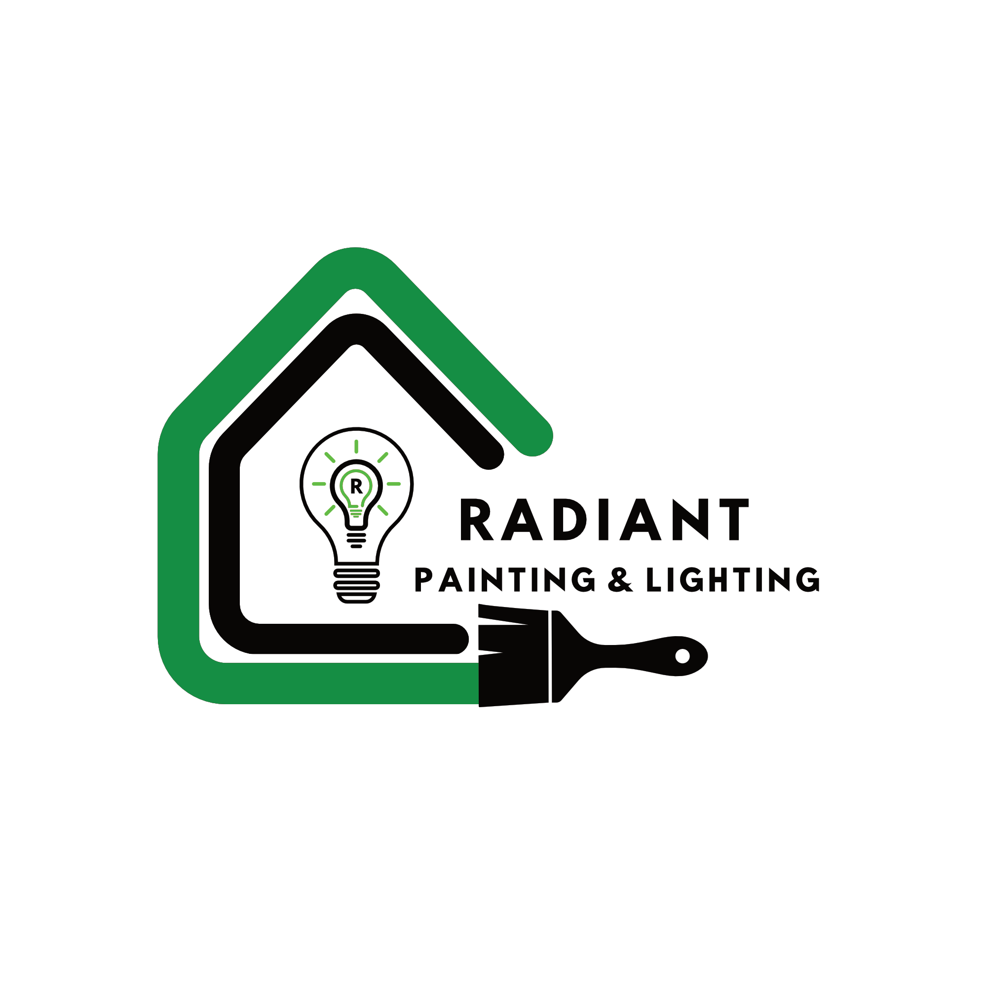 Radiant Painting & Lighting Logo