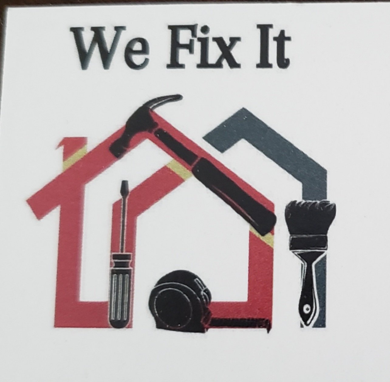 We Fix It - Unlicensed Contractor Logo