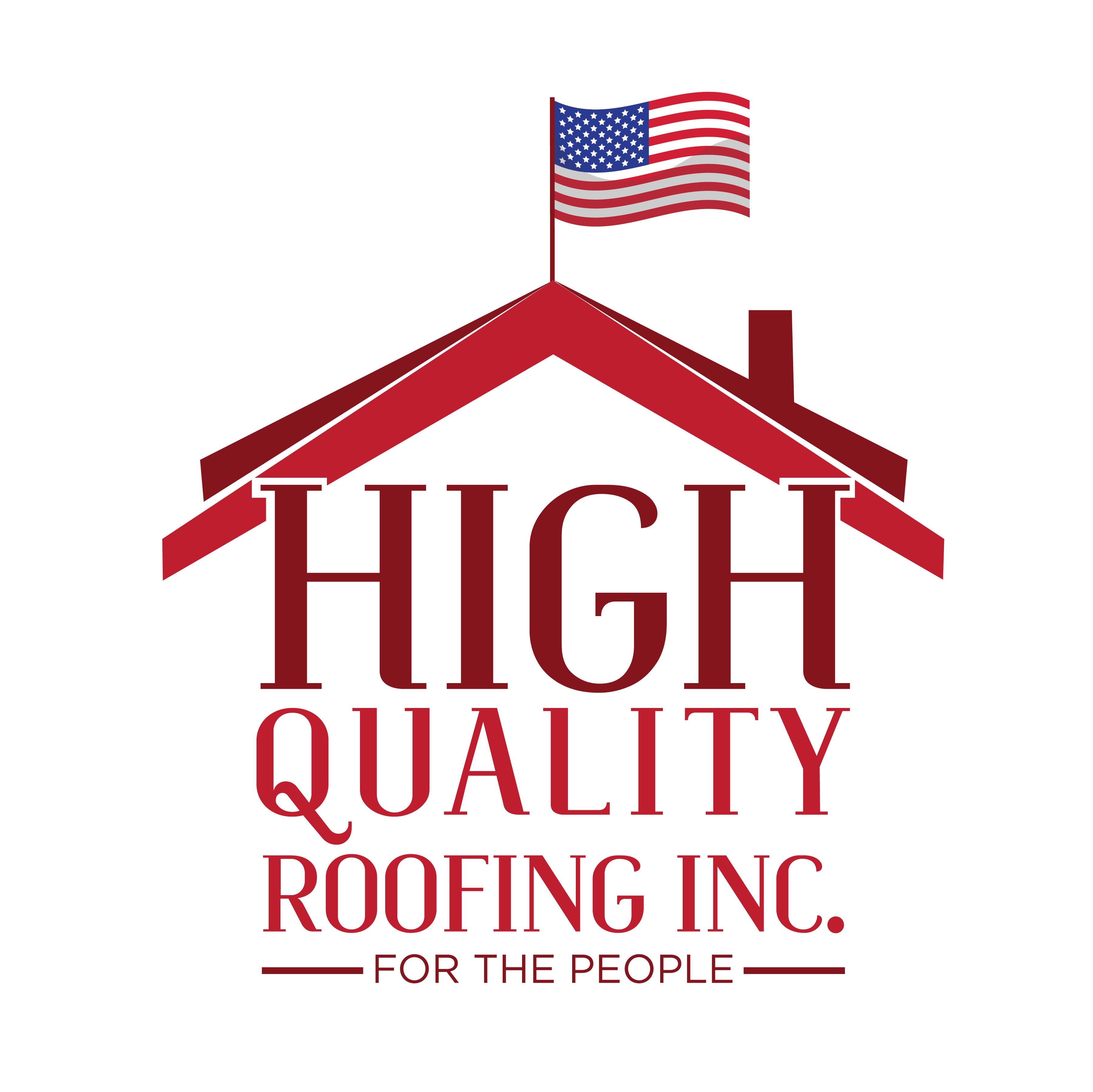 High Quality Roofing Logo