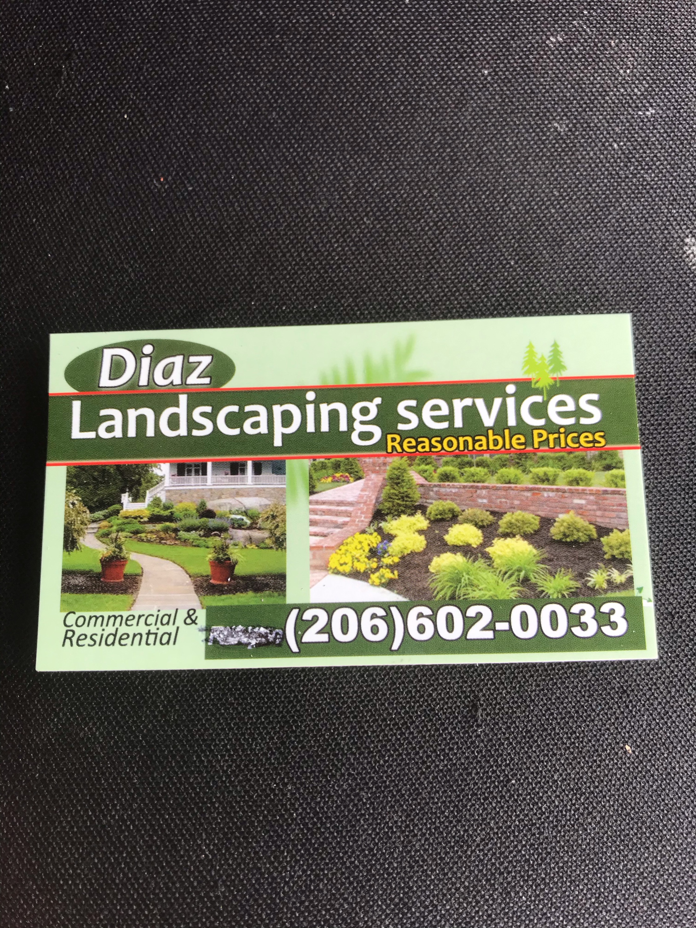 Diaz Landscaping Logo