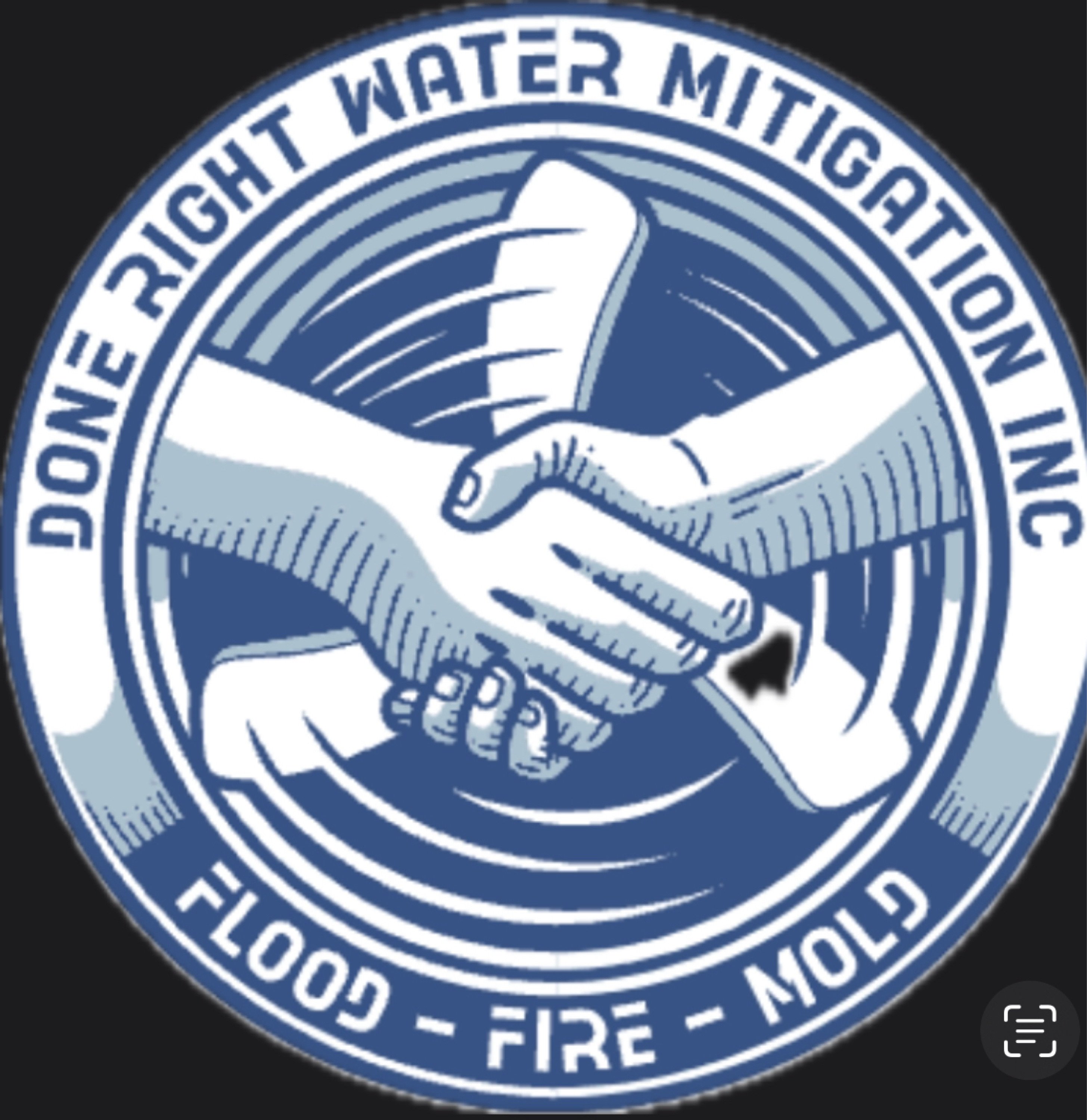 DONE RIGHT WATER MITIGATION INC Logo