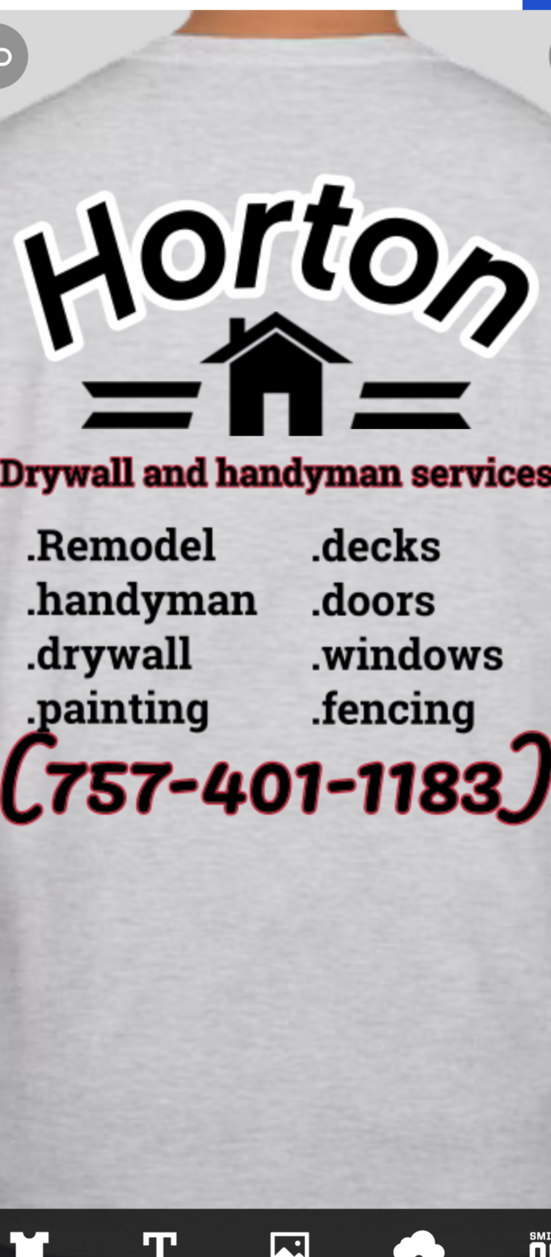 Horton Drywall and Handyman Services Logo