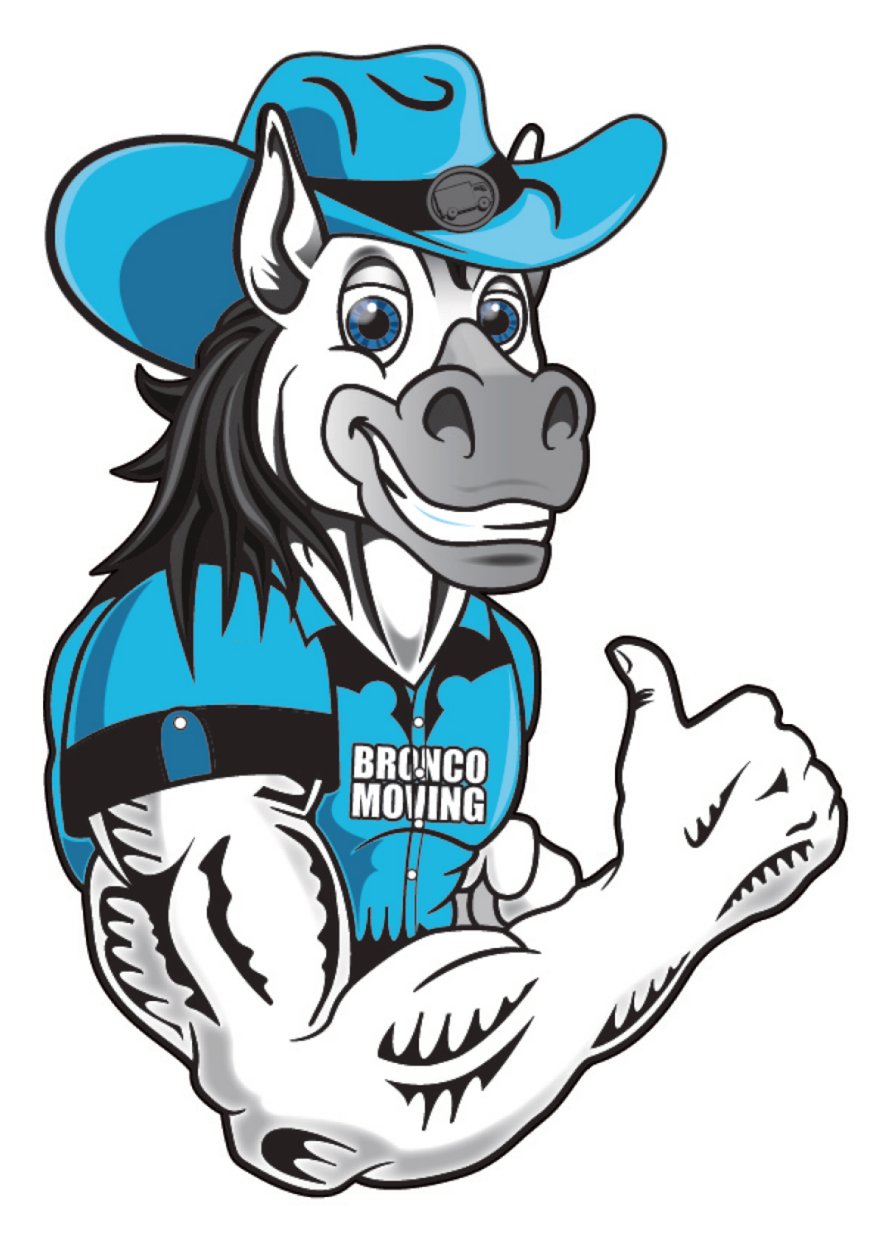Bronco Moving Logo