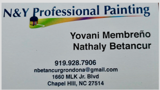 N & Y Professional Painting Logo