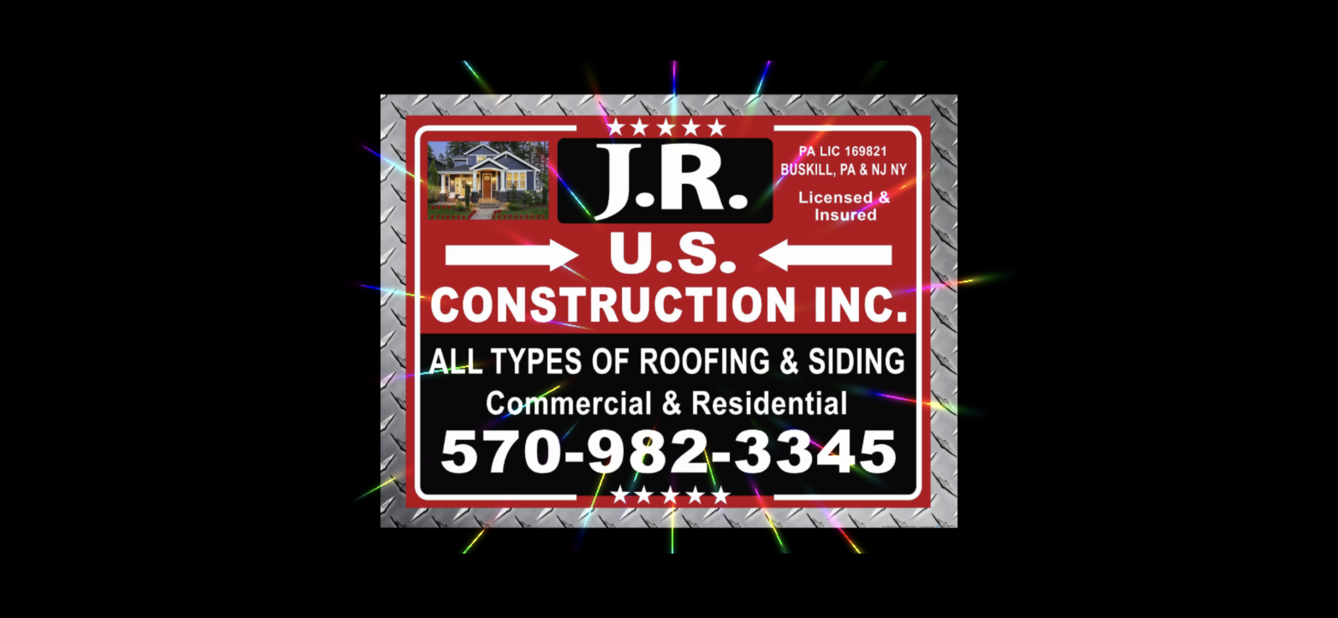 J R US Construction, Inc. Logo