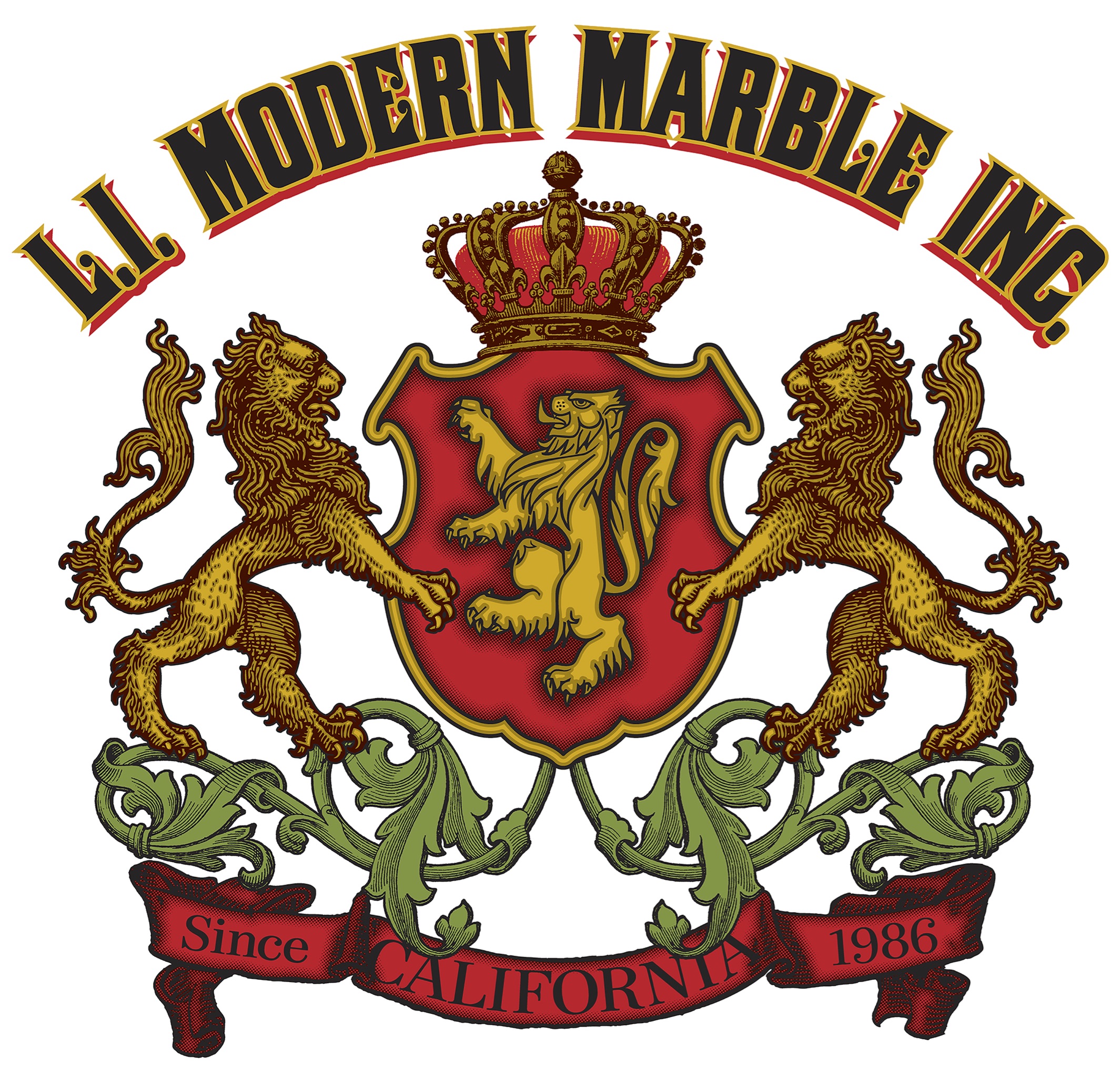 Lou Ivaylo Modern Marble Logo