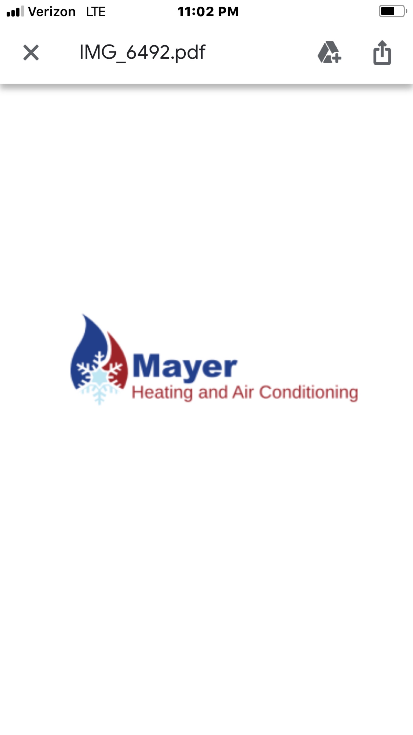 Mayer Heating and Air Conditioning, LLC Logo