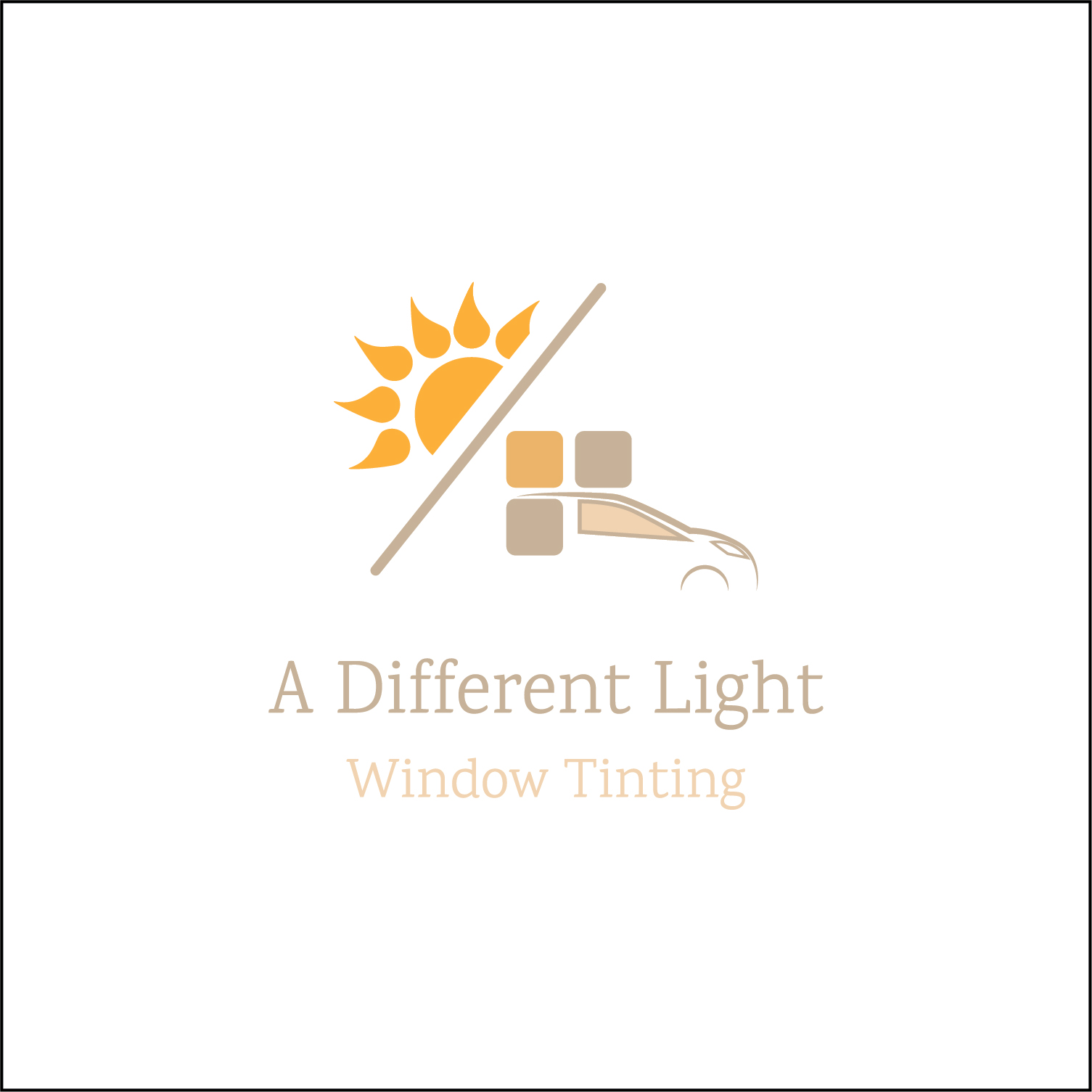 A Different Light Window Tinting Logo