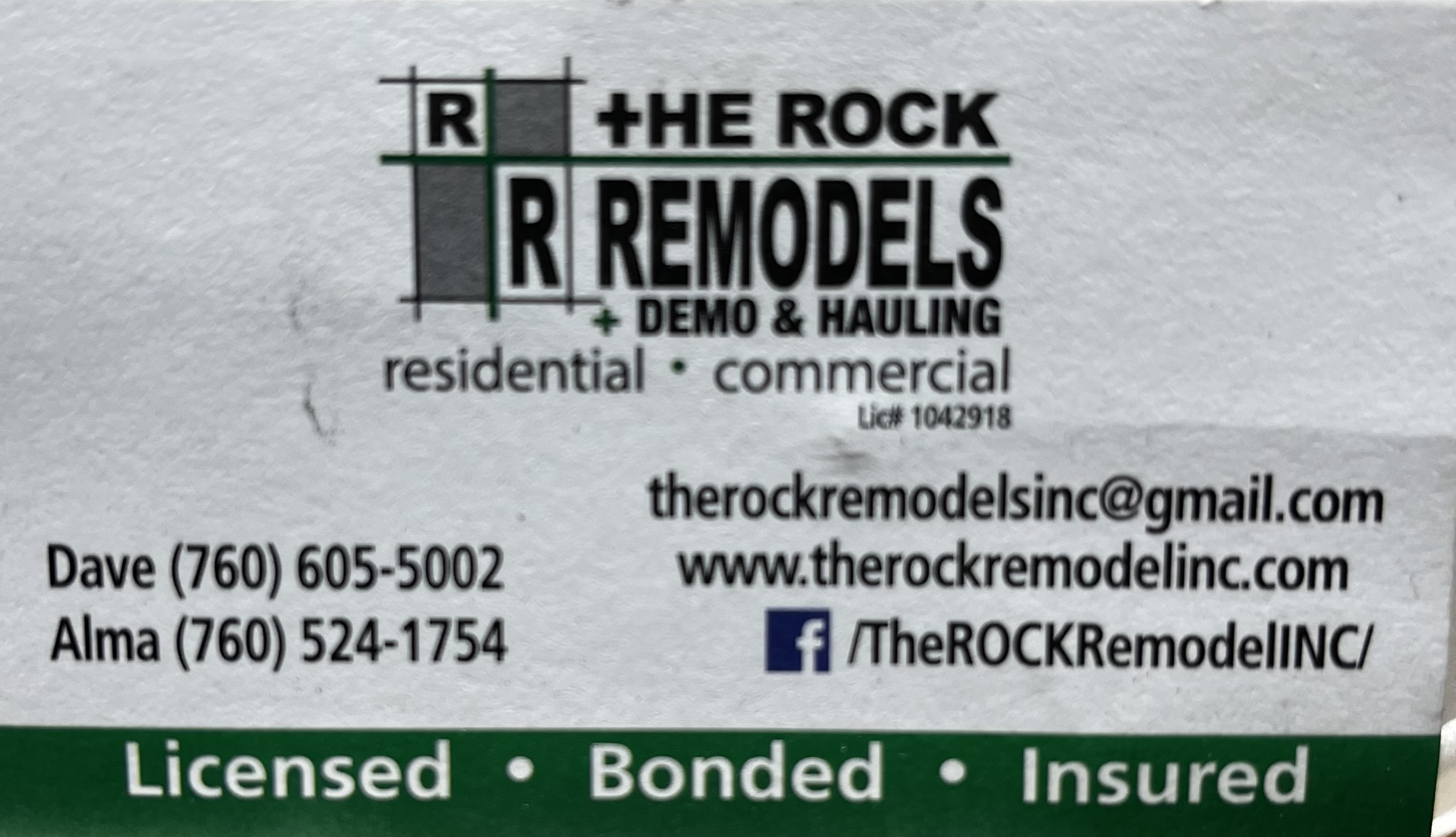 The Rock Remodels, Inc. Logo