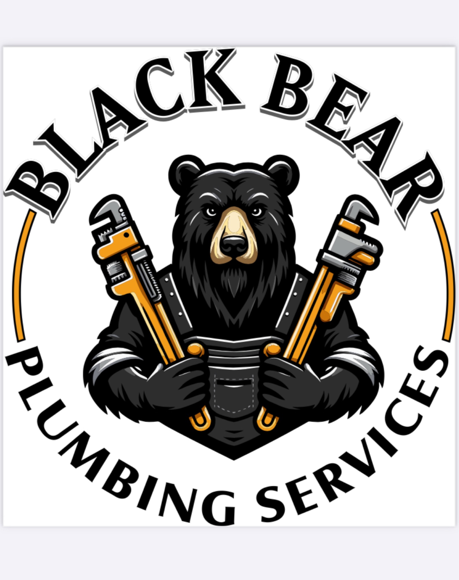 Black Bear Plumbing and Heating Logo