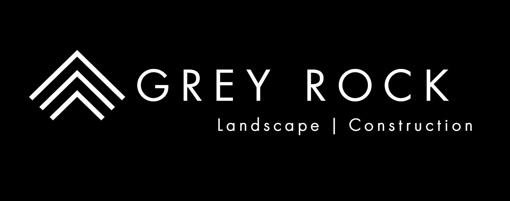 Grey Rock Landscape And Construction Logo